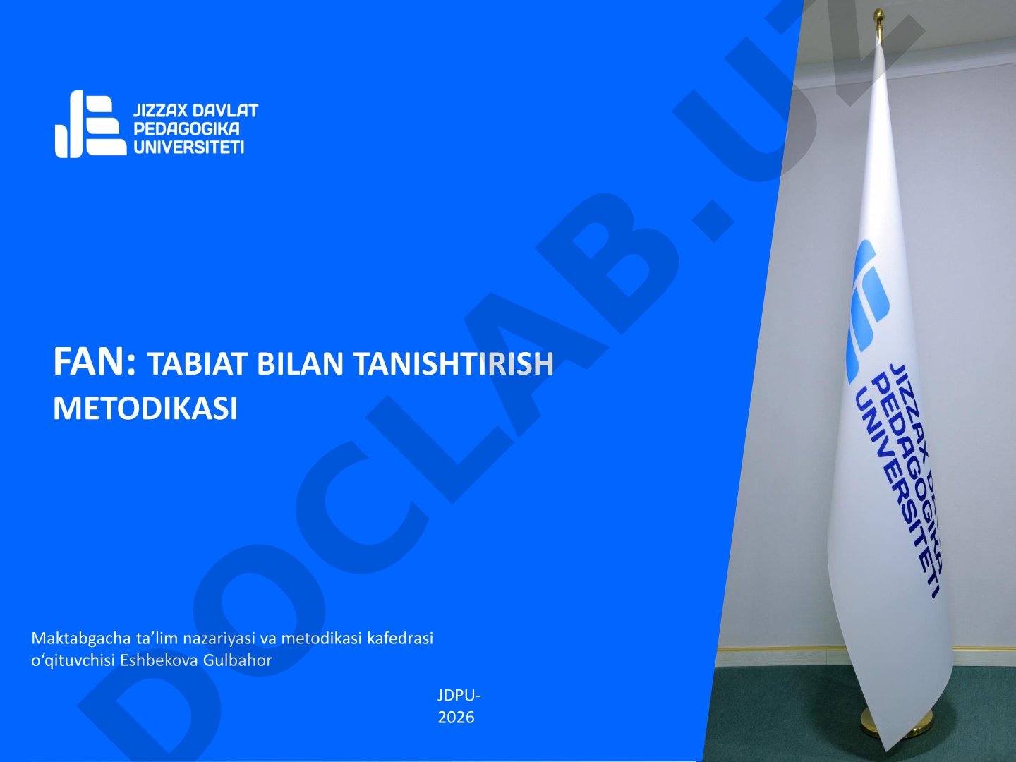 Tabiat bilan tanishtirish va ekologik tushunchalarni shakllantirishda xorijiy tajribalar o'tkazish