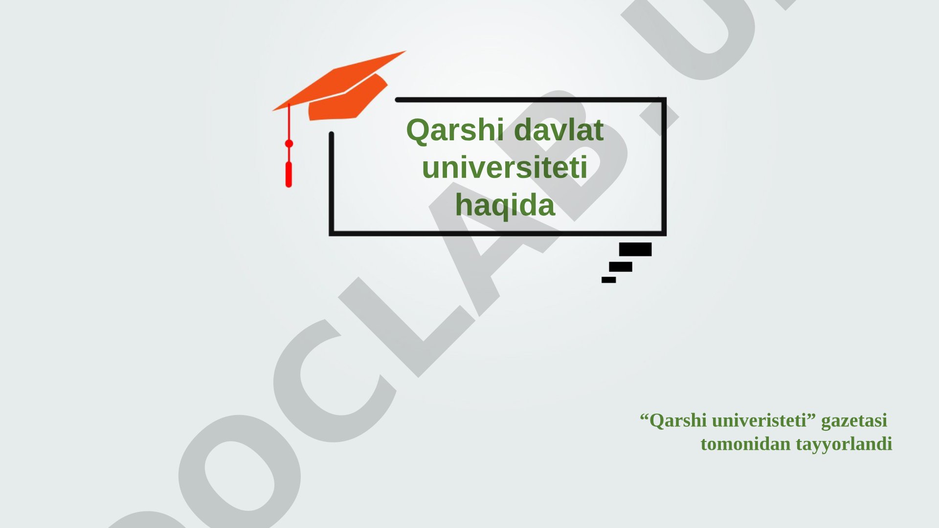 Qarshi davlat universiteti haqida