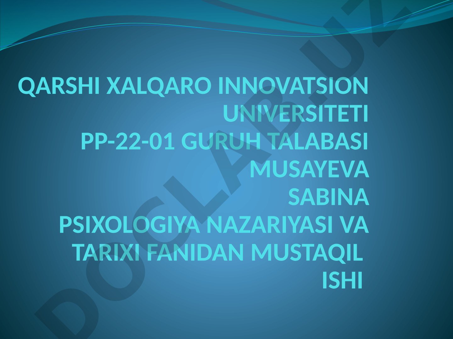 Psixolog kasbiy faoliyatining etikasi