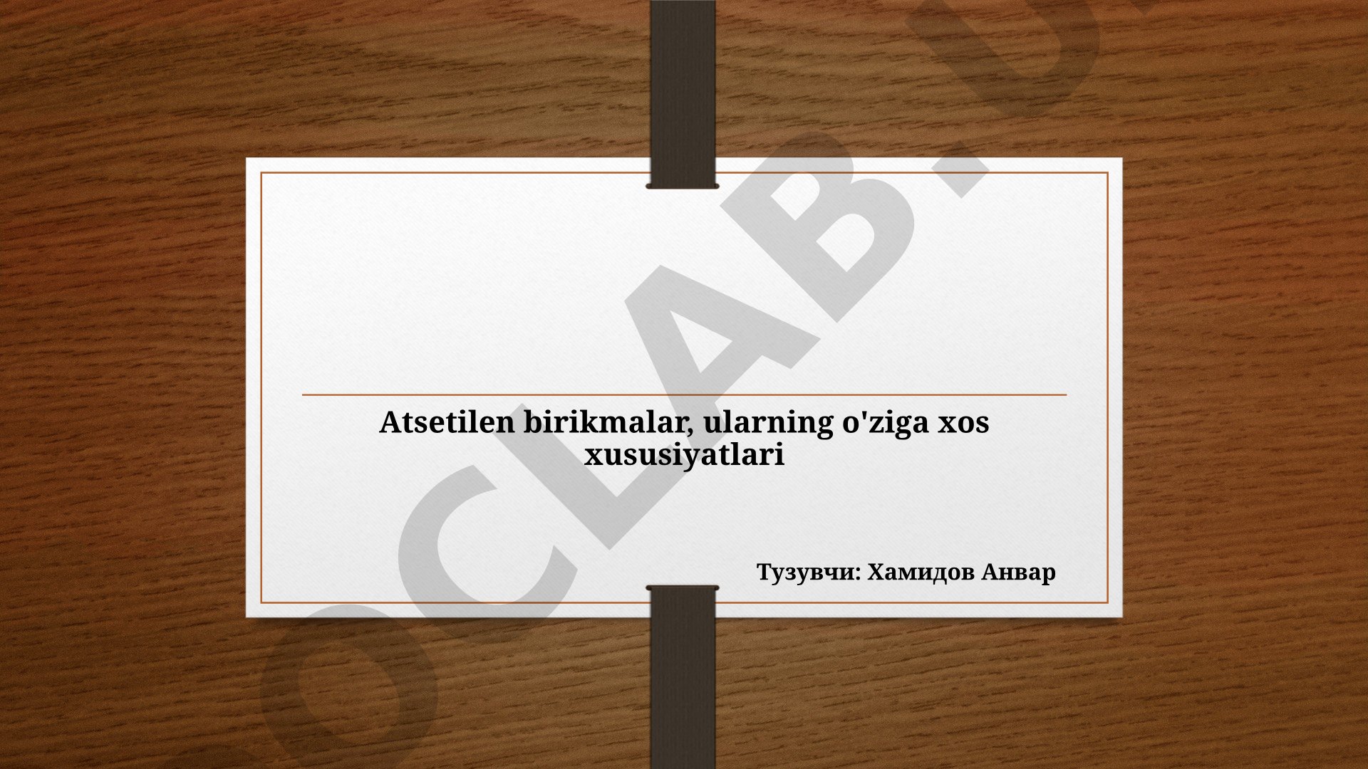 Atsetilen birikmalar, ularning o'ziga xos xususiyatlari