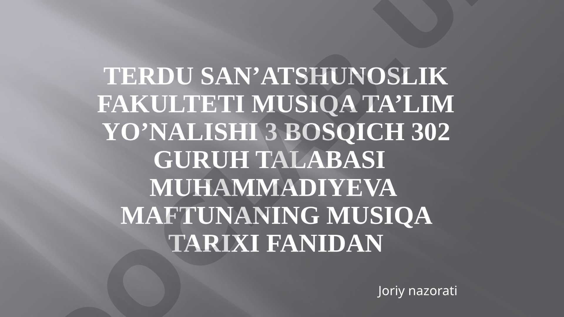 Opera san’ati – musiqali dramatik san’at janri, uning xususiyatlari va asosiy elementlari