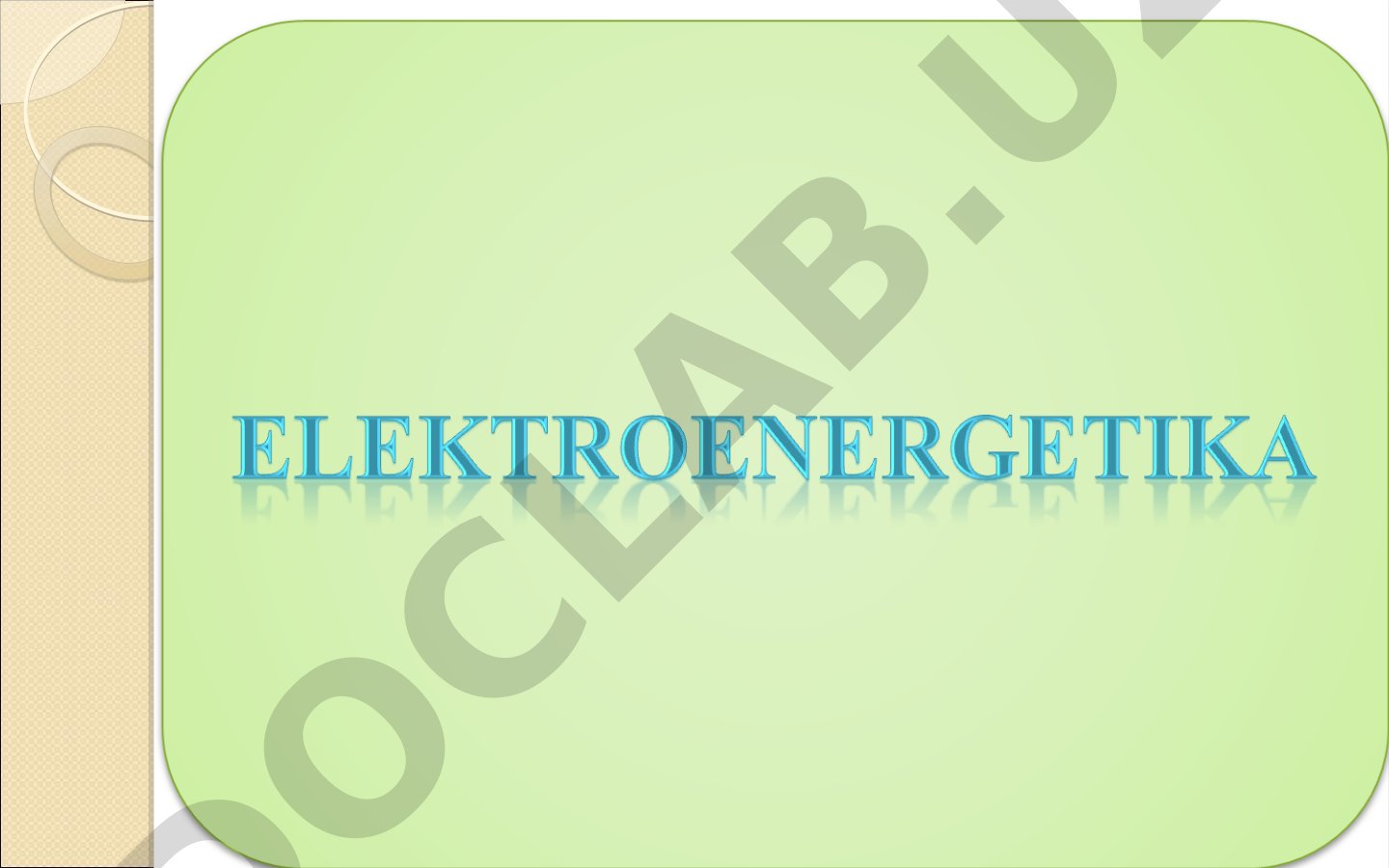 Elektr energiya ishlab chiqarish turları hám JESlardıń roli