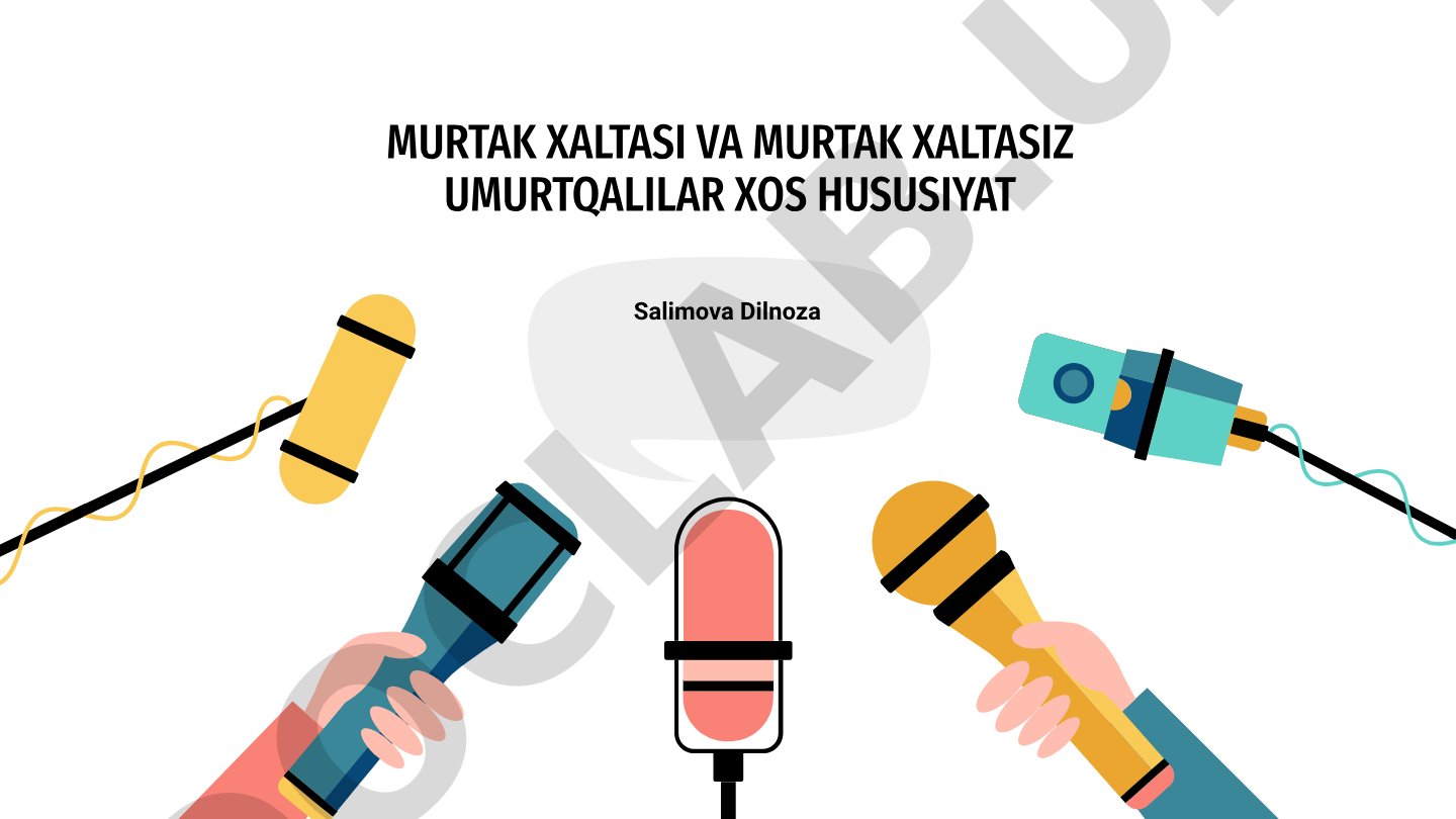 Murtak xaltasi va murtak xaltasiz umurtqalilarning xususiyatlari