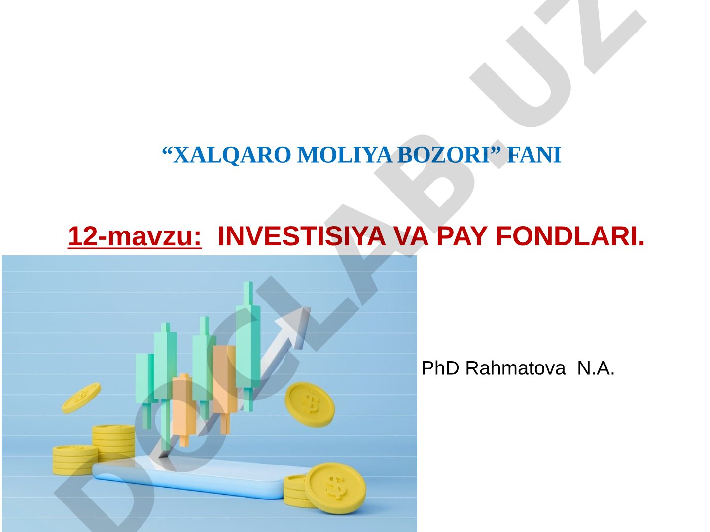 Investisiya va pay fondlari