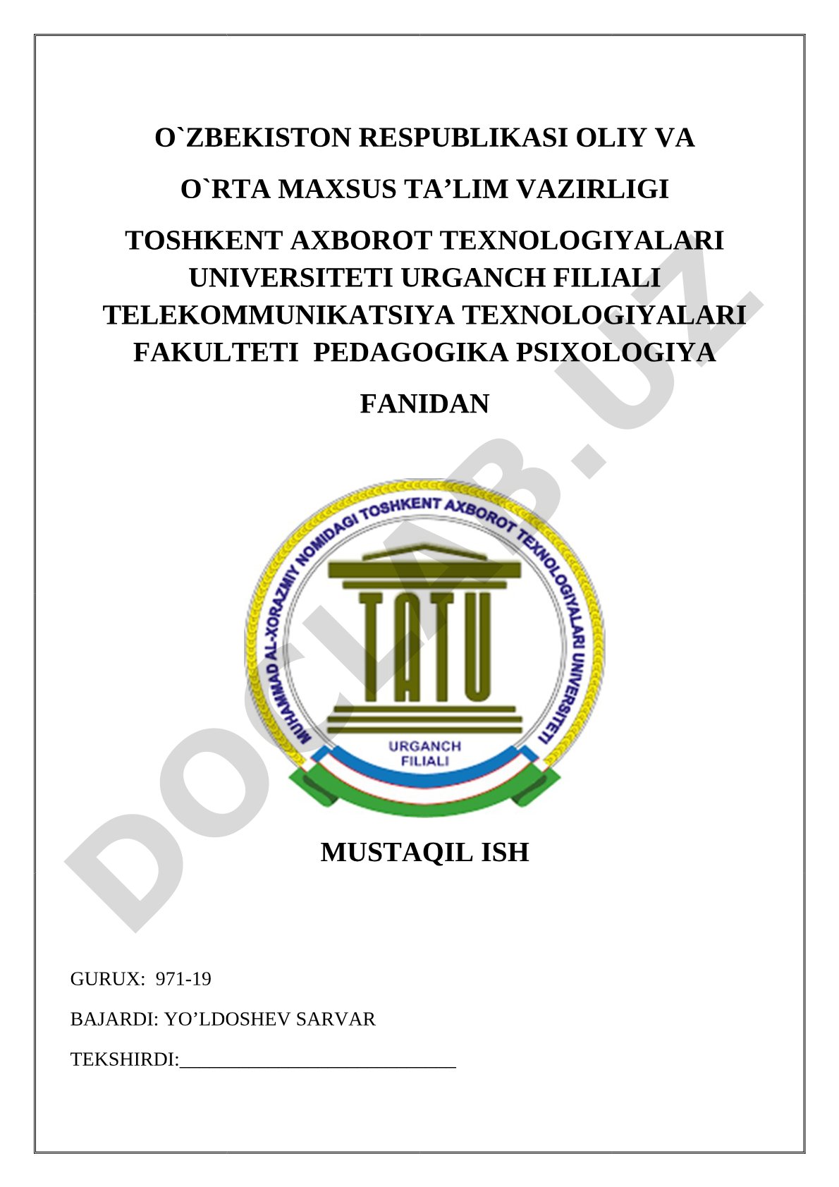 Sharq va G'arb mutafakkirlarining pedagogik qarashlari
