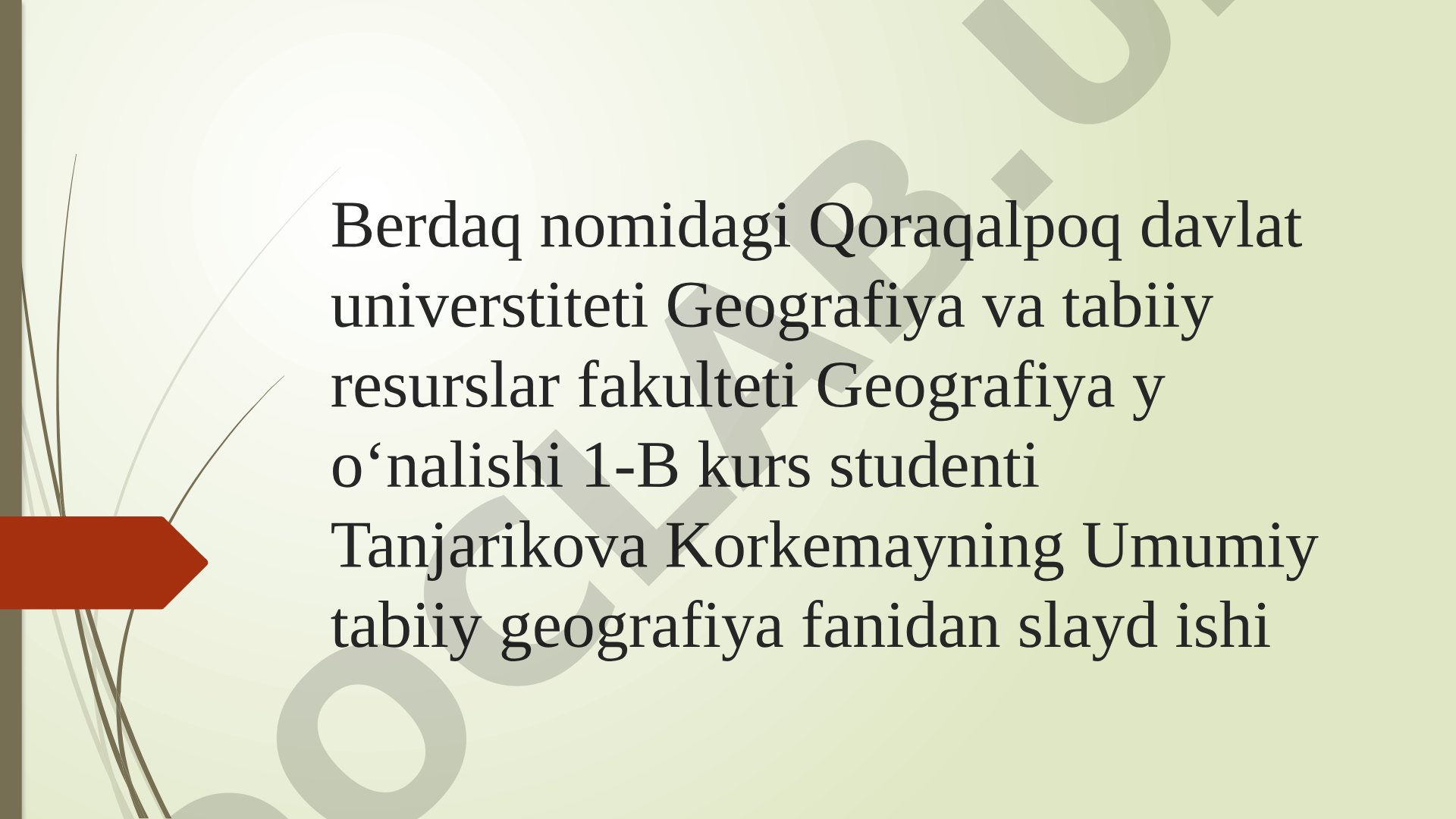 Geografik bilimlarning rivojlanish tarixi