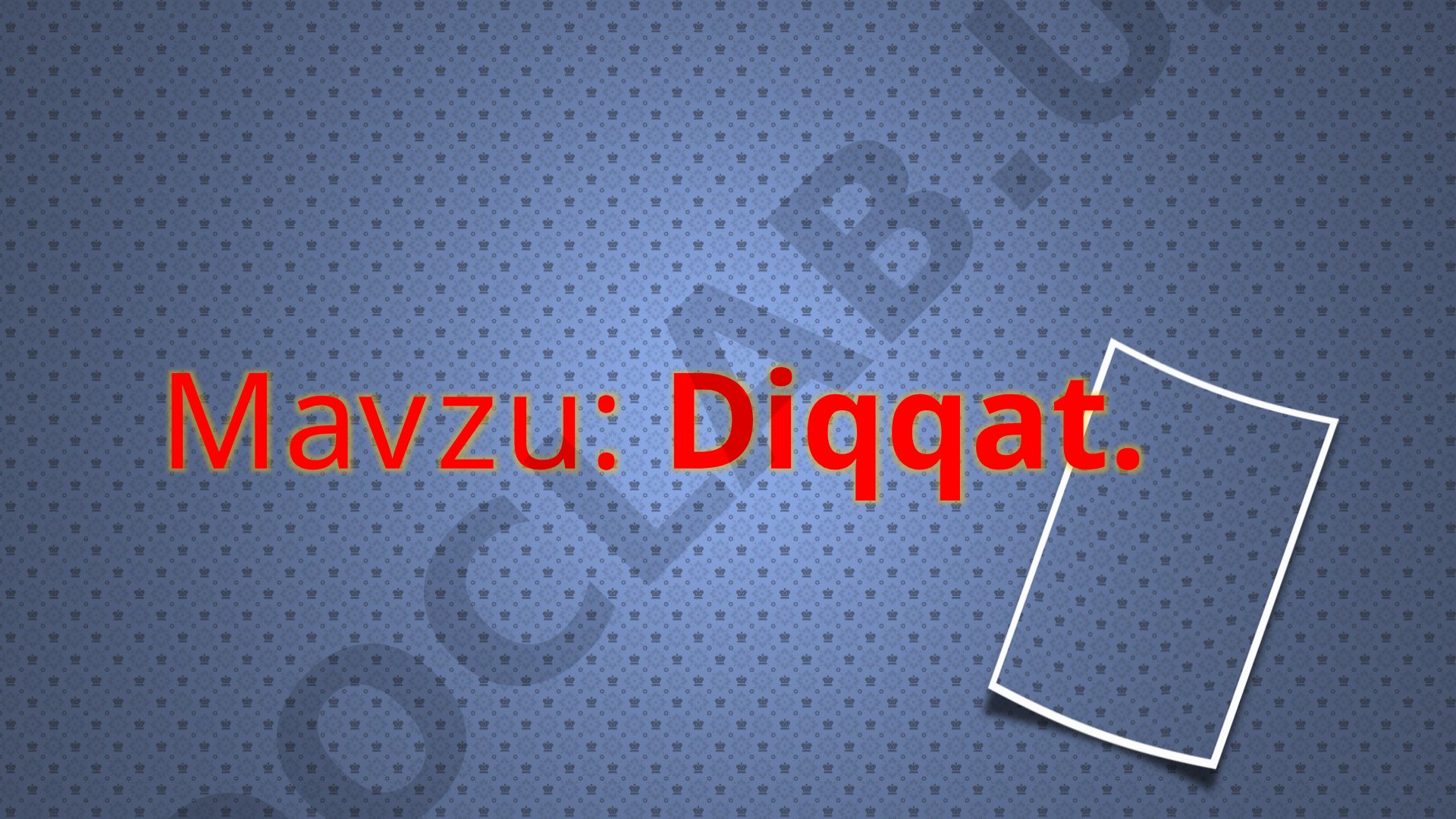 Diqqat