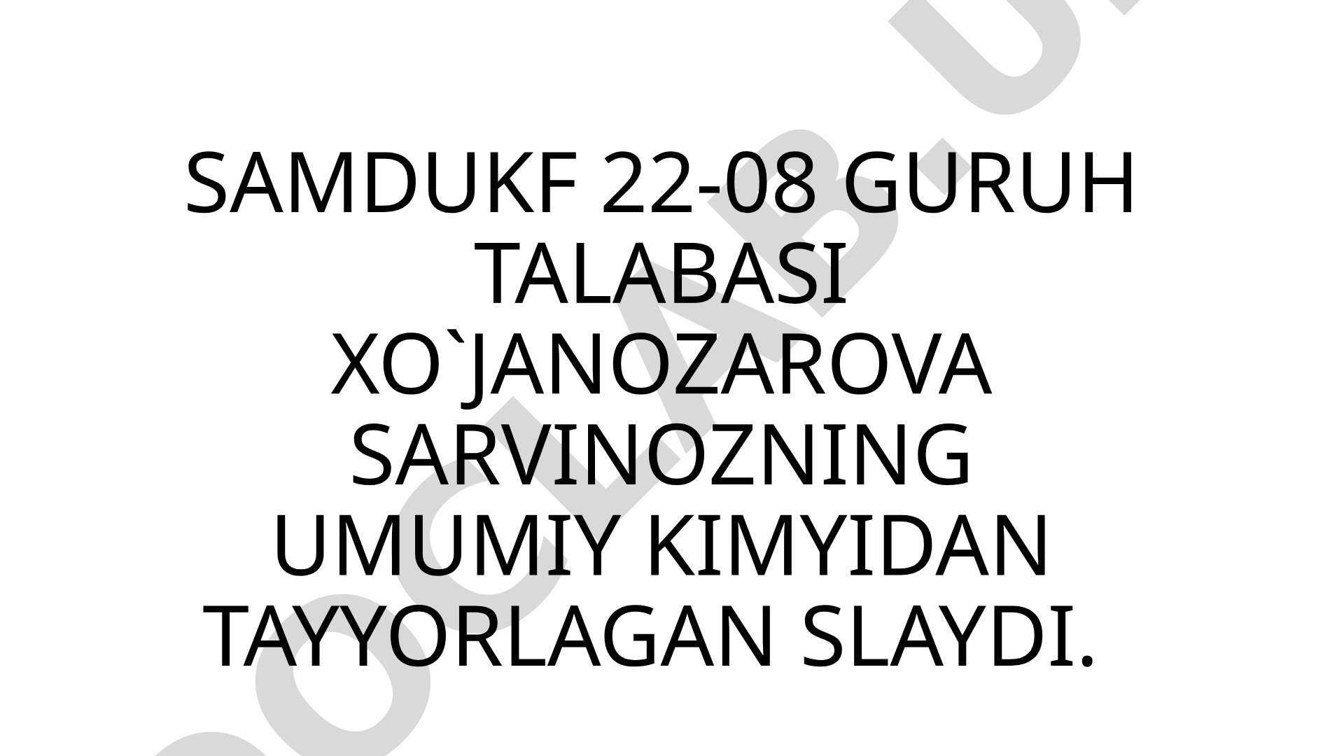 Kataliz. Massalar ta'siri qonuni