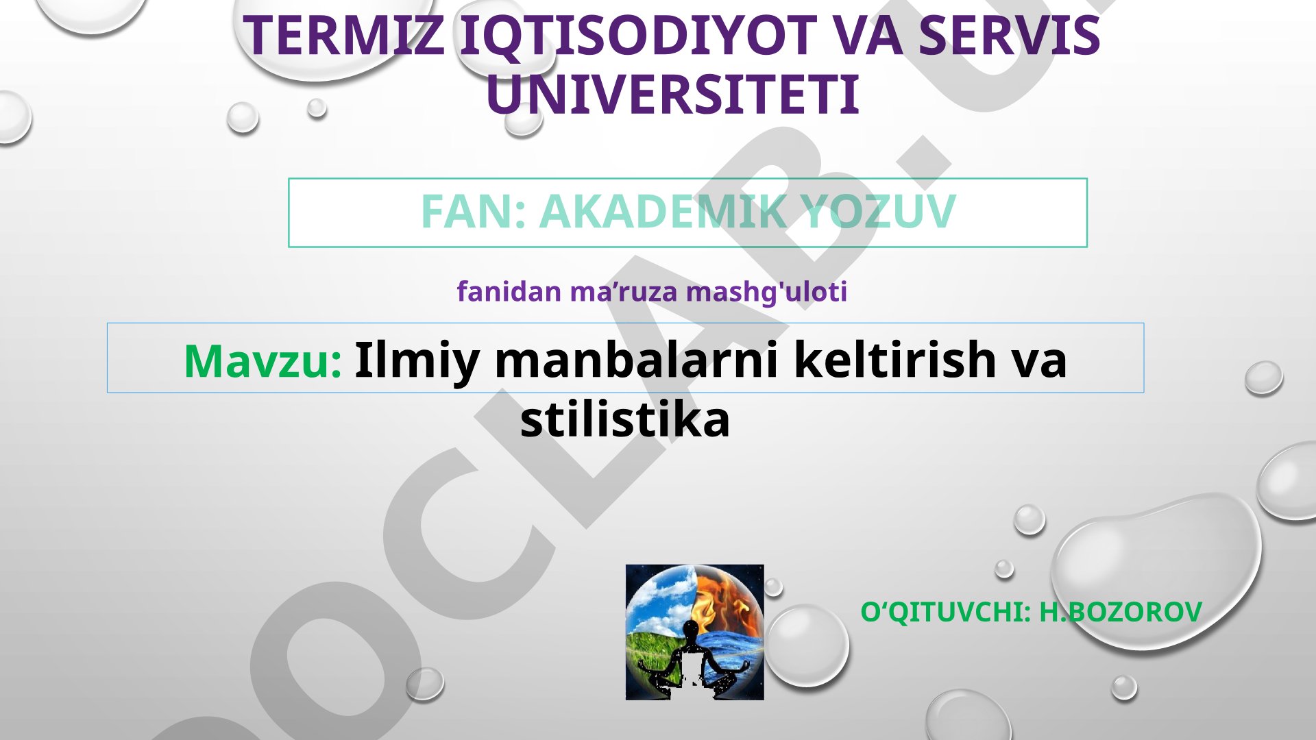 Ilmiy manbalarni keltirish va stilistika