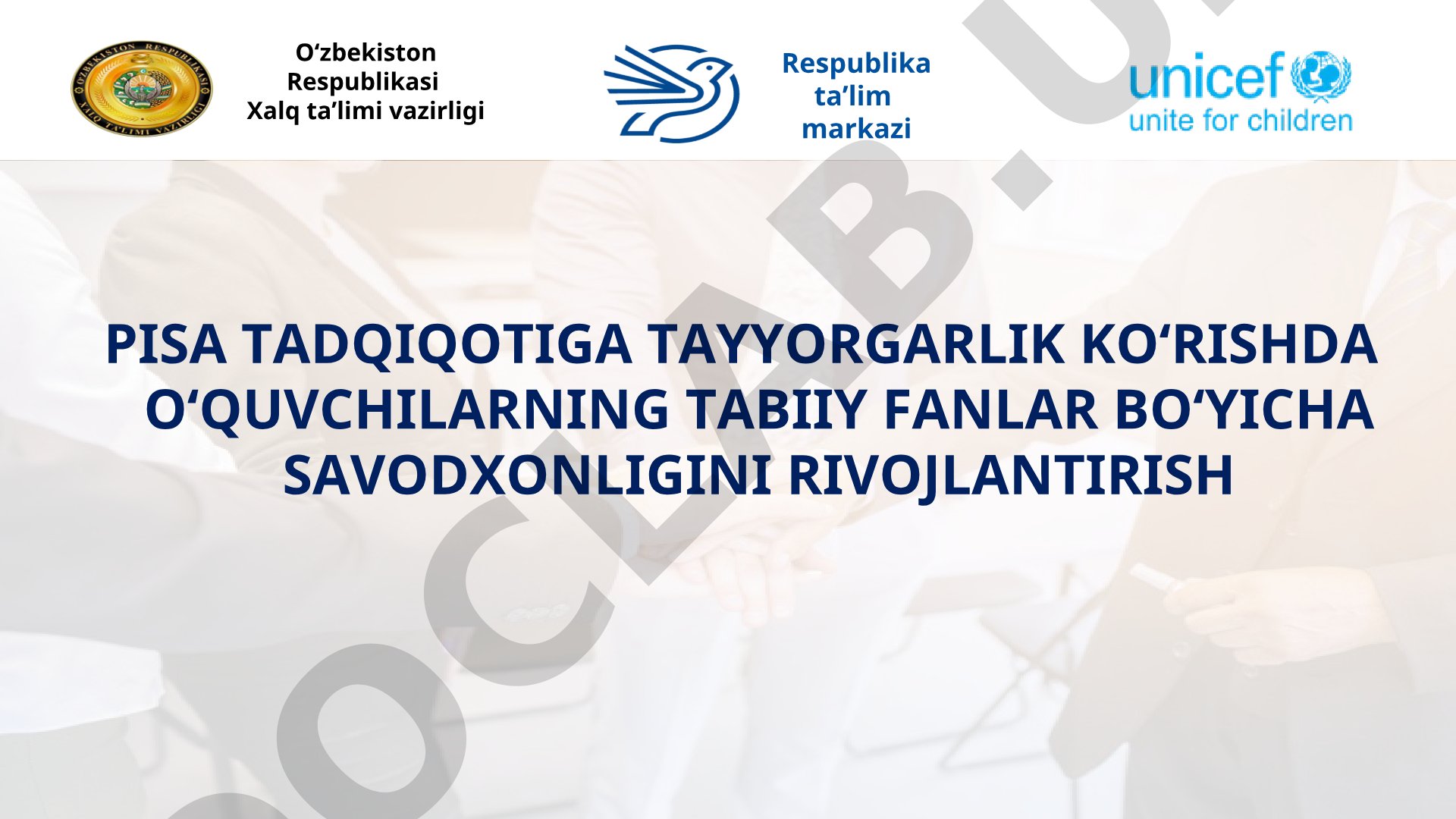 PISA tadqiqotiga tayyorgarlik ko‘rishda o‘quvchilarning tabiiy fanlar bo‘yicha savodxonligini rivojlantirish