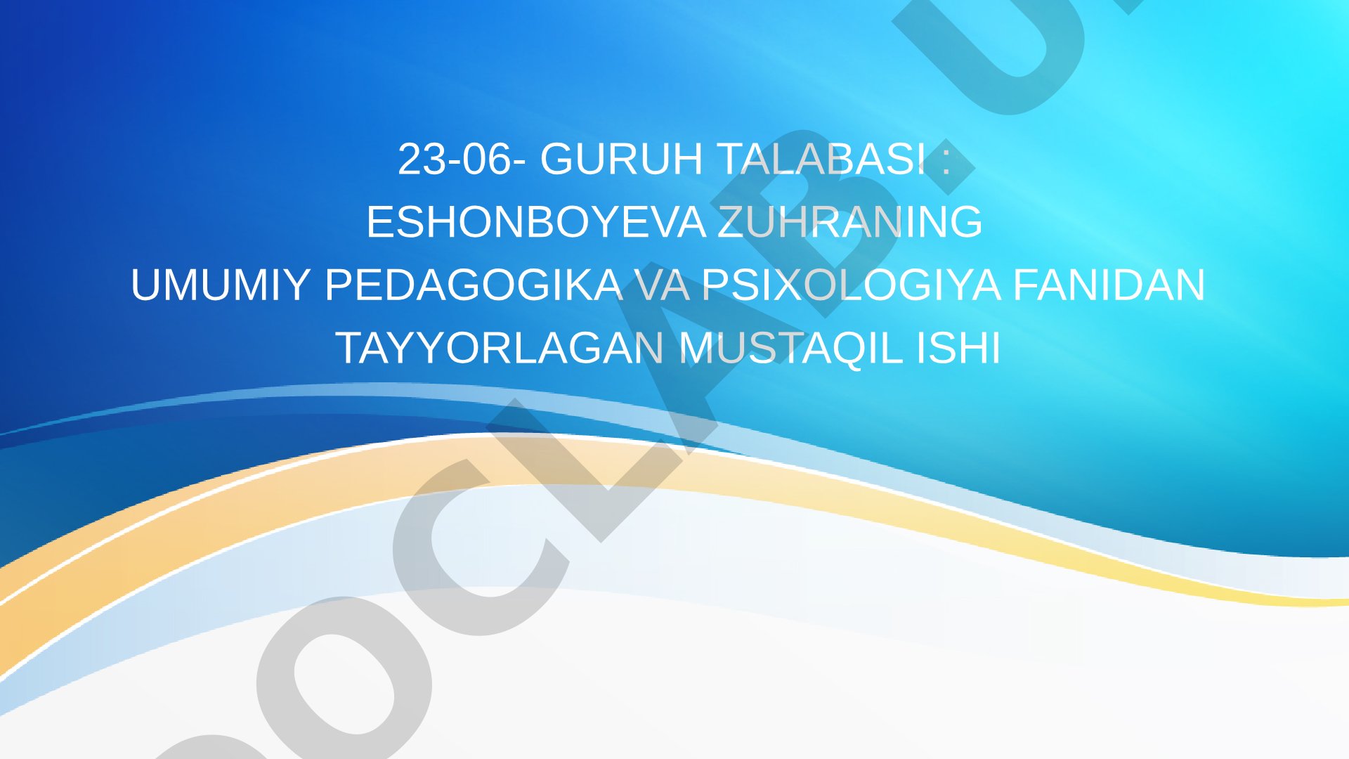 Tarbiya maqsadi nimadan iborat