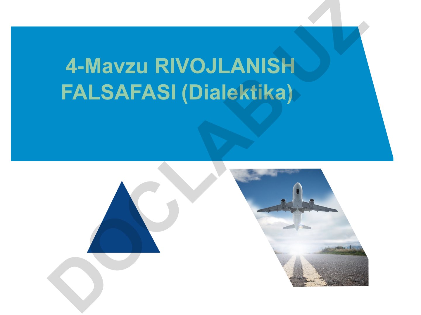 Rivojlanish falsafasi (Dialektika)