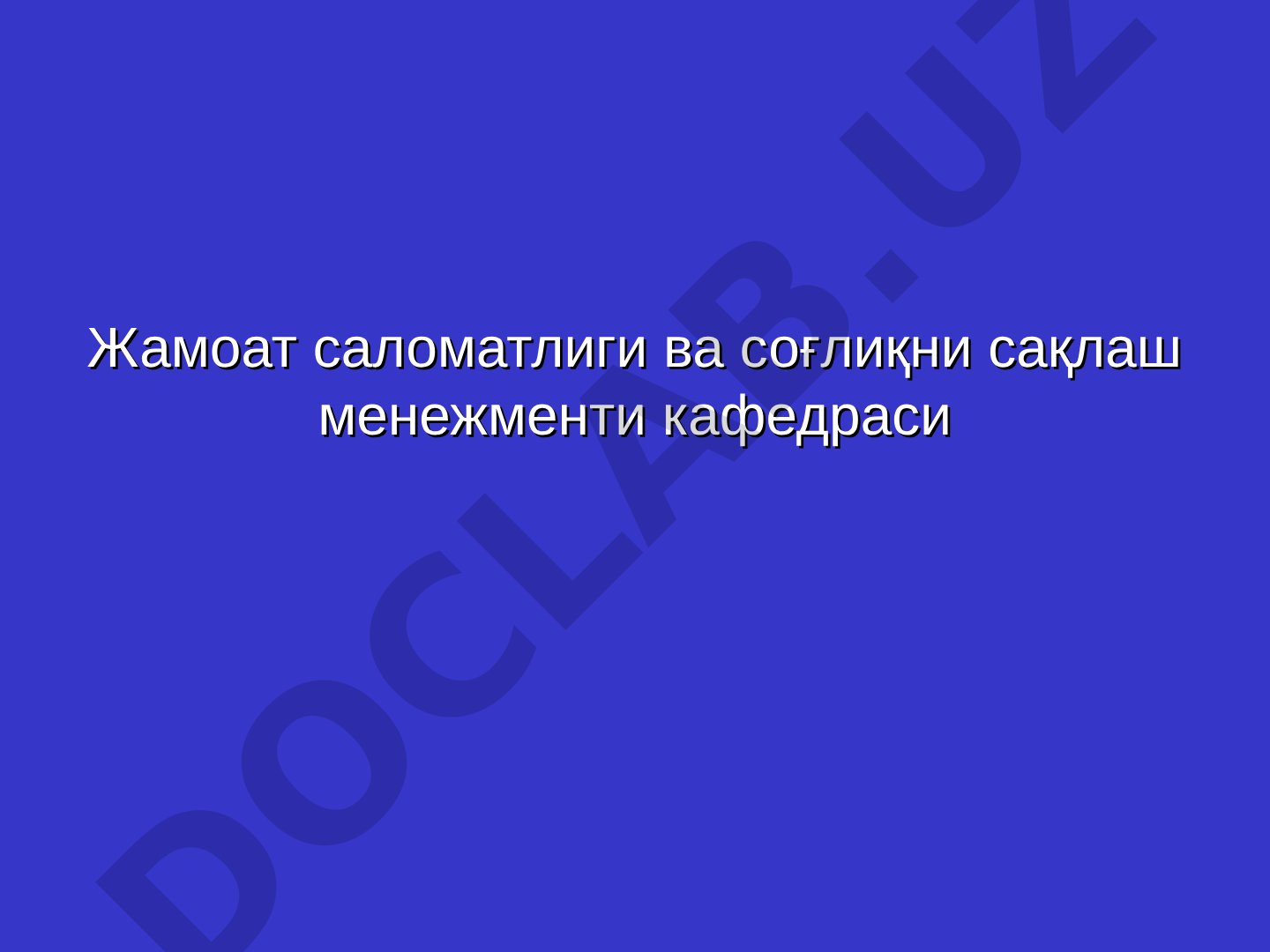 Salomatlikni ruhiy tamoyillari. Reproduktiv salomatlikni valeologik tamoyillari