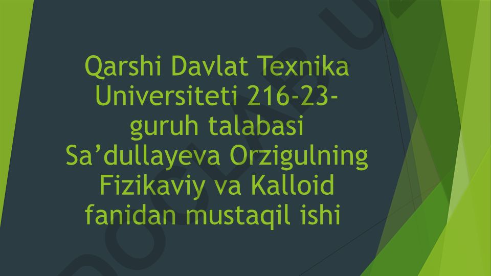 Yuqori molekulyar birikmalar