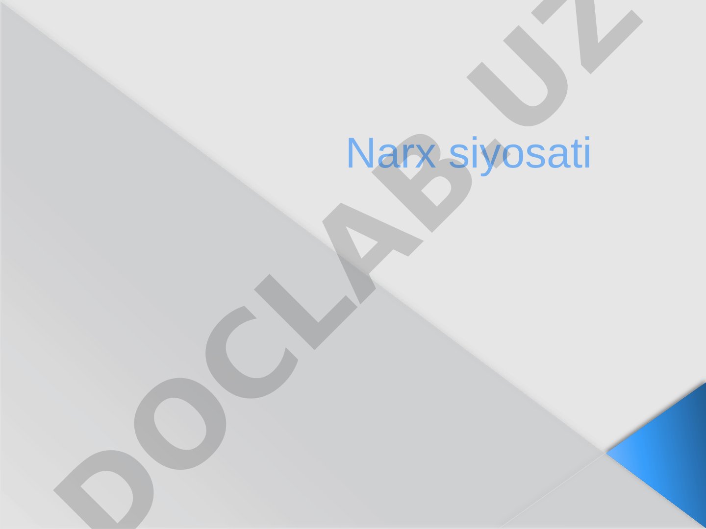 Narx tushunchasi, narx siyosatini shakllantirish, narx turlari va hisoblash usullari