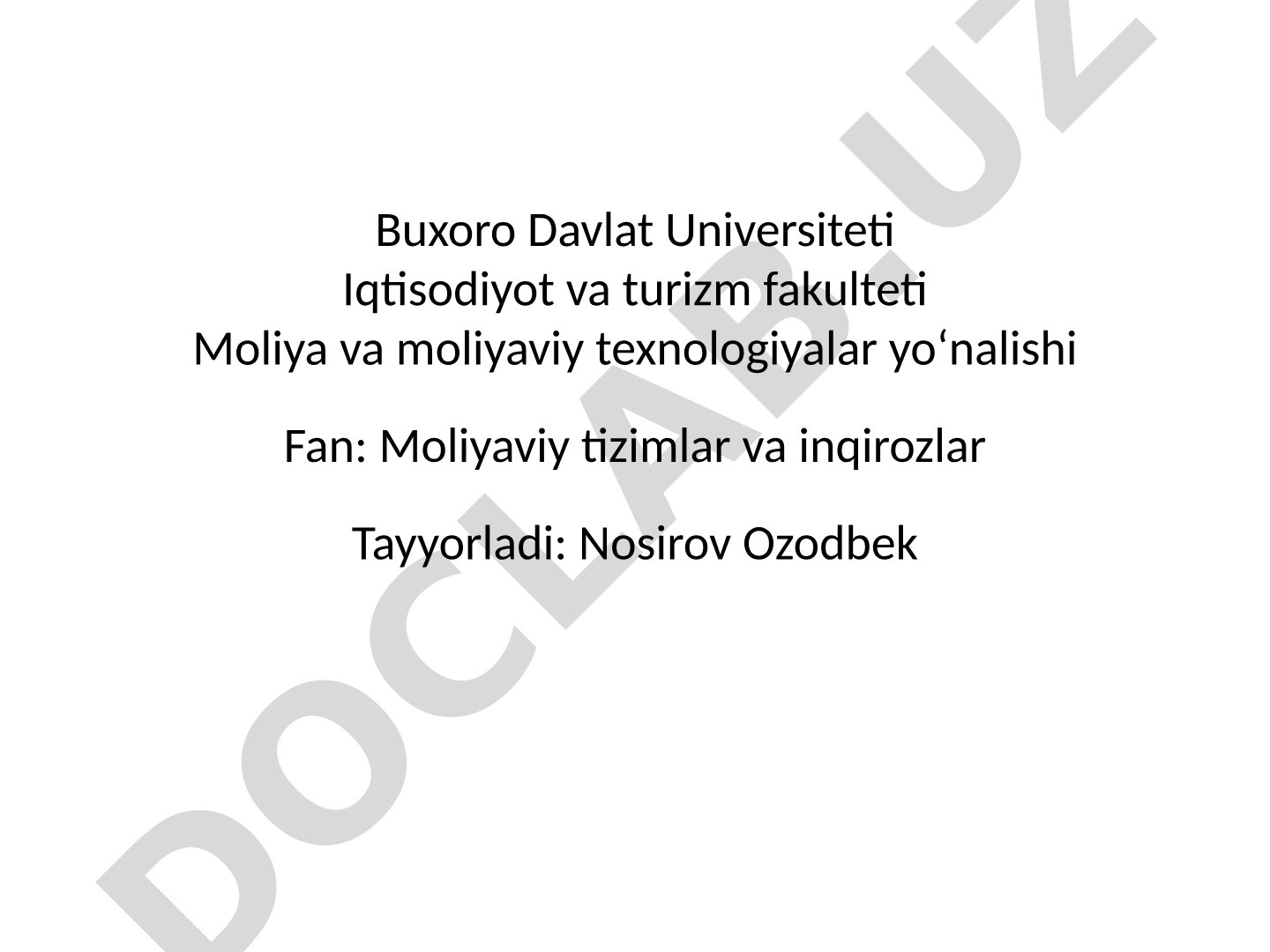Avstraliya iqtisodiy modeli va moliyaviy inqirozlar
