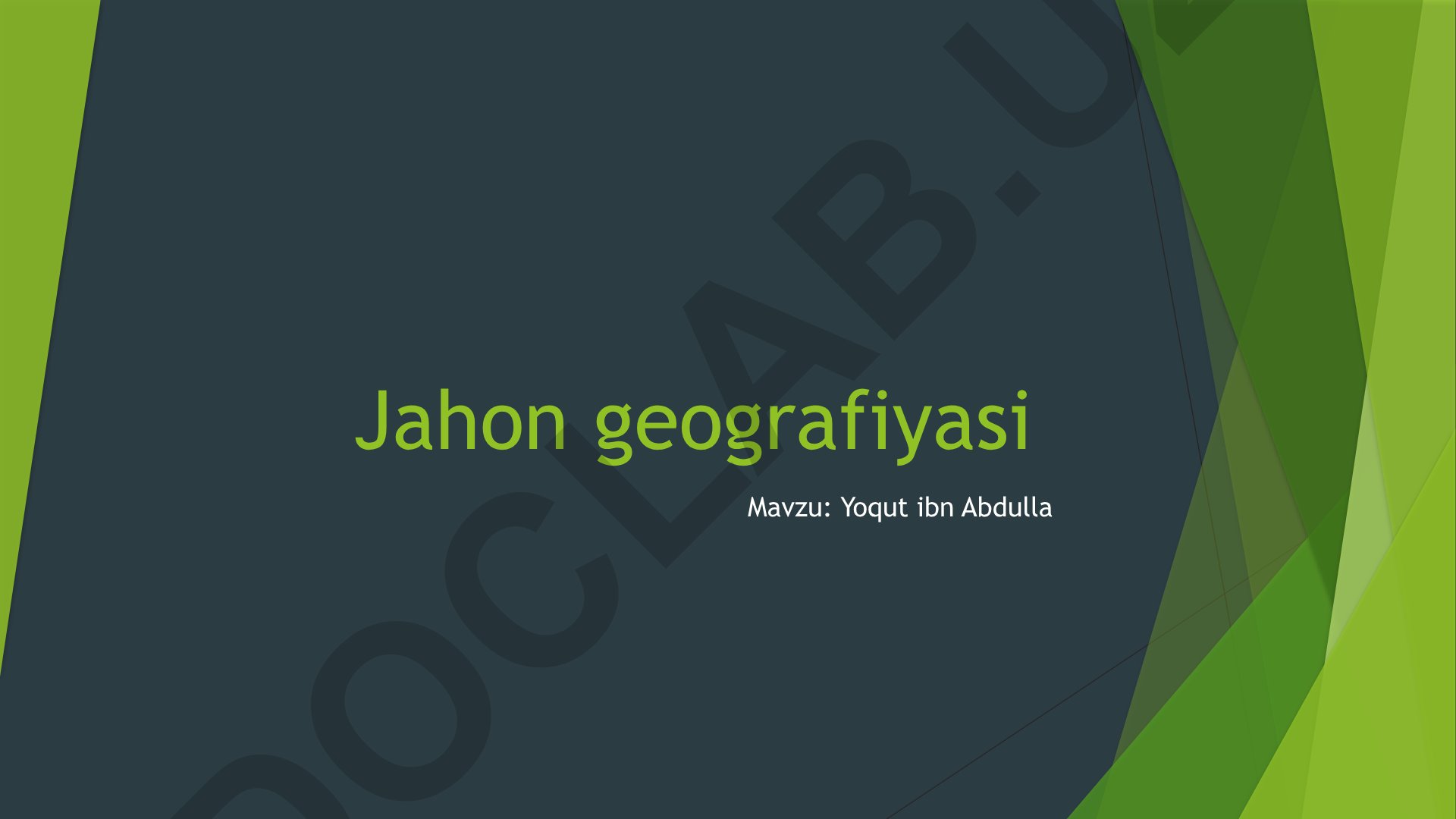 Yoqut ibn Abdullaning hayoti va asarlari
