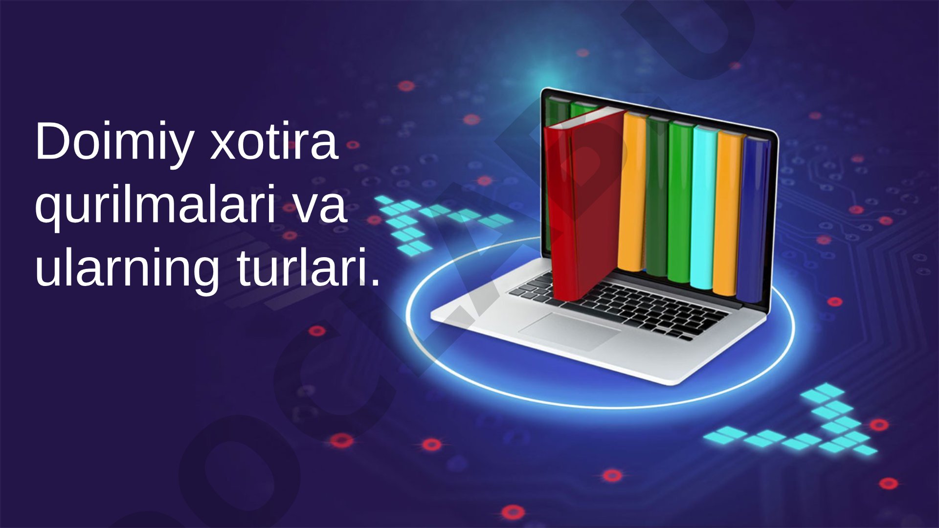 Doimiy xotira qurilmalari va ularning turlari