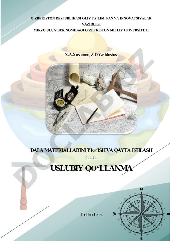 Dala materiallarini yig‘ish va qayta ishlash