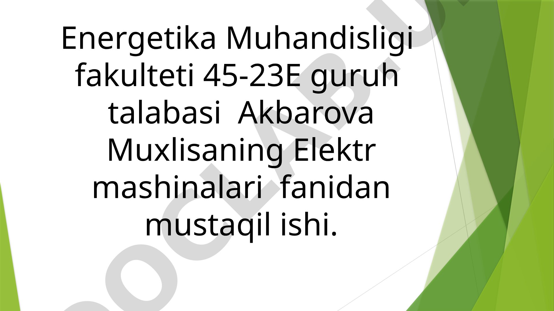 Transformatorning ta'rifi, ishlash prinsipi va vazifasi haqida ma'lumot
