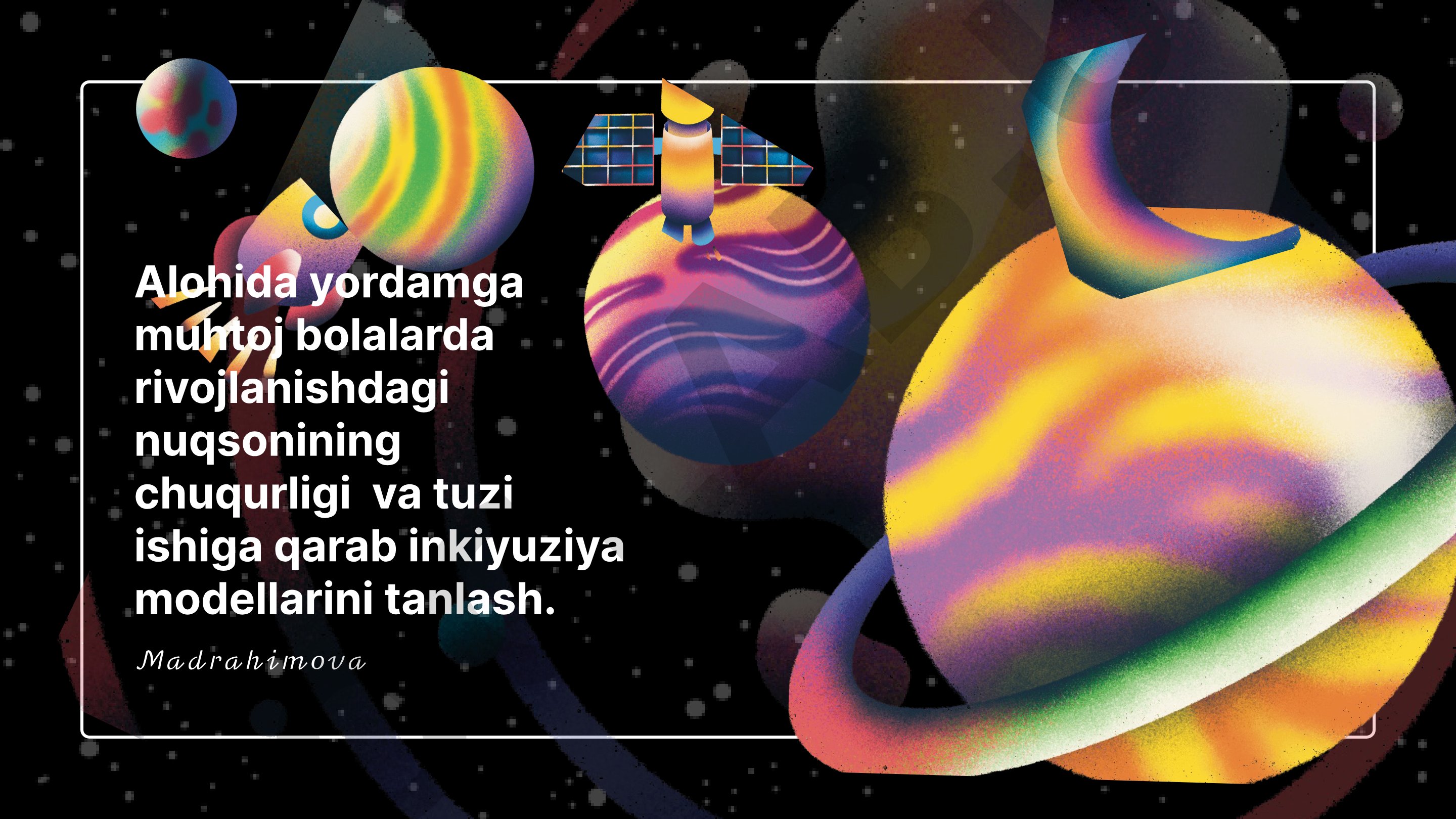 Rivojlanish nuqsonlari chuqurligi va inklyuziya modellarini tanlash