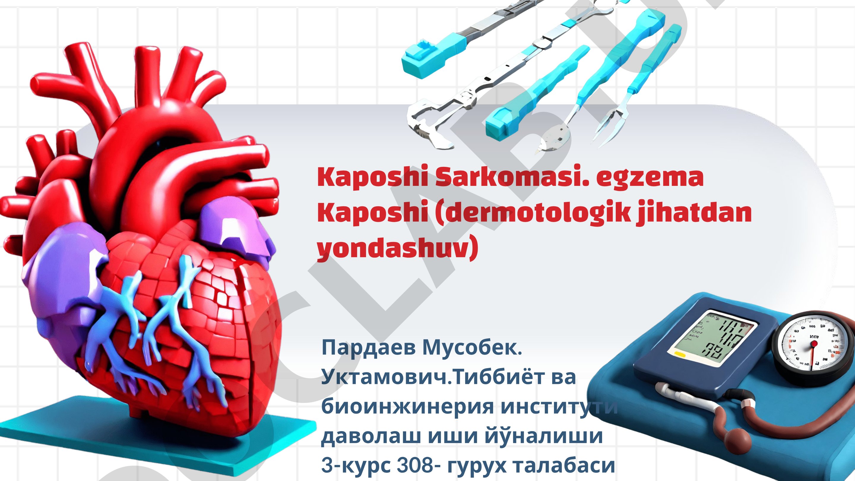 Kaposhi Sarkomasi. egzema Kaposhi (dermotologik jihatdan yondashuv)