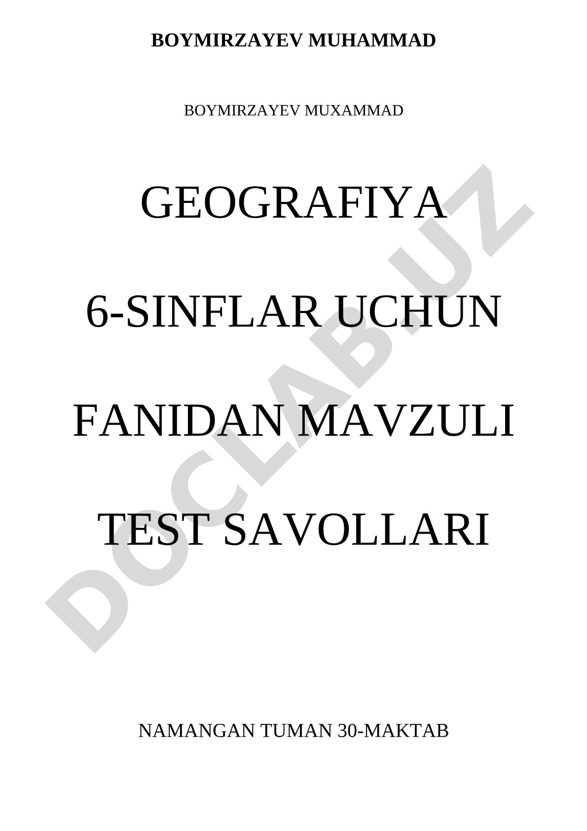 Materiklar va okeanlar tabiiy geografiyasi kursida nimalar o'rganiladi?