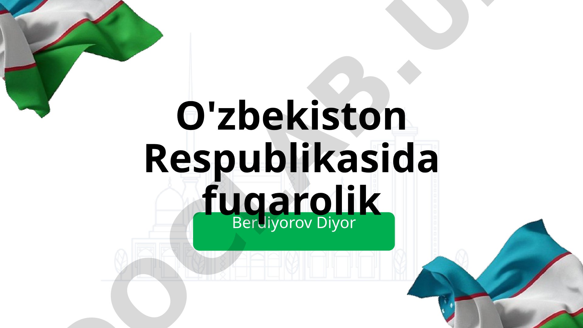 O'zbekiston Respublikasida fuqarolik