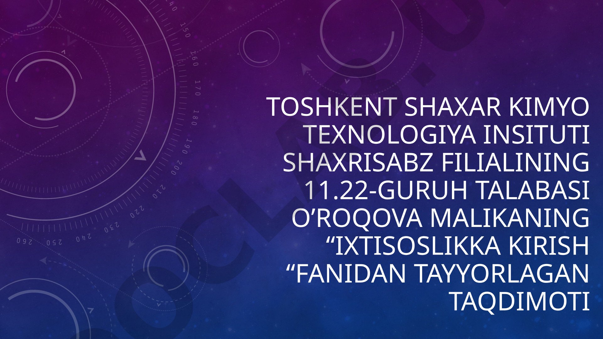 Qarshi Conch sement zavodi qurilishi va faoliyati haqida ma'lumot