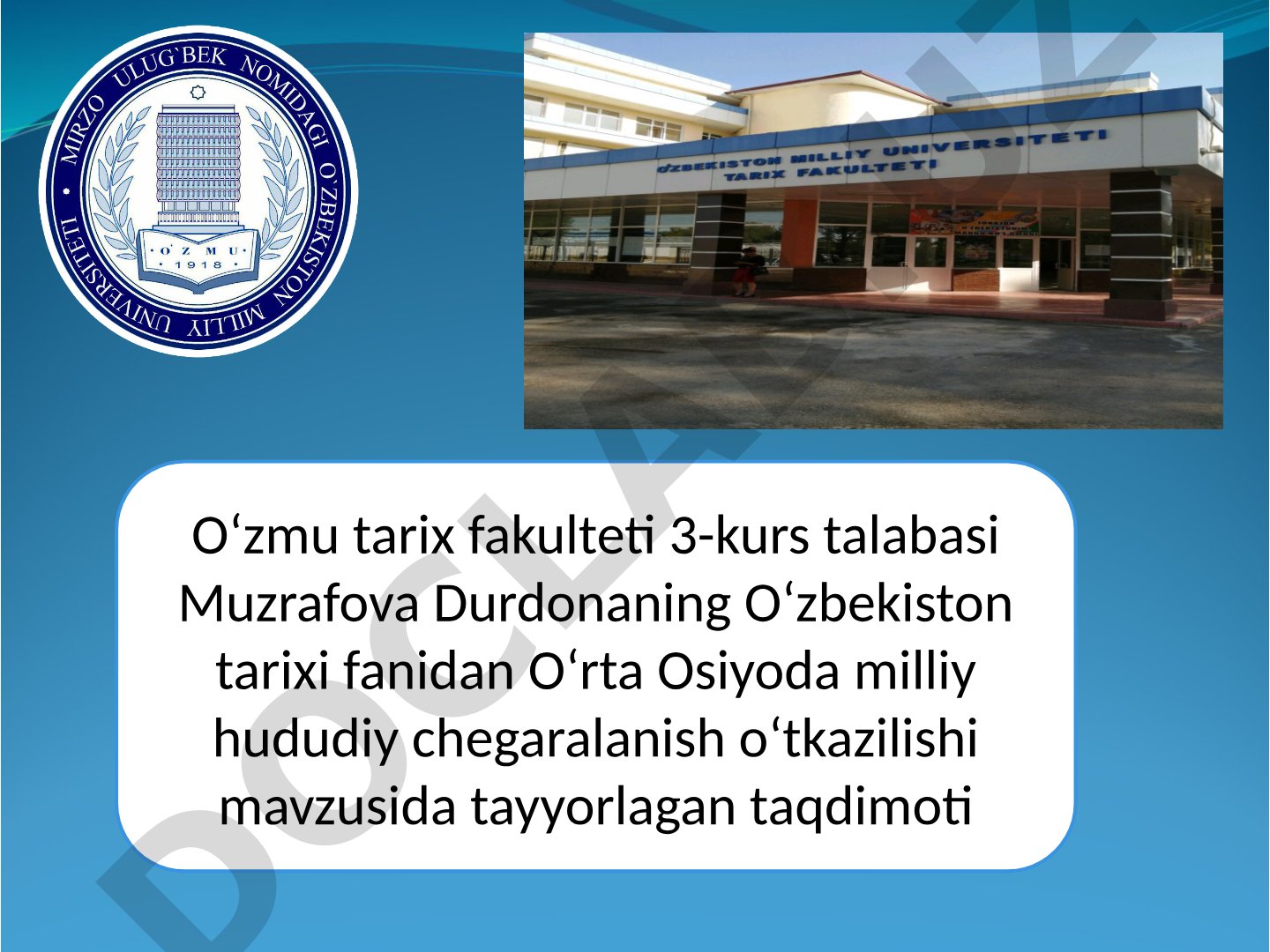 Oʻrta Osiyoda milliy hududiy chegaralanish oʻtkazilishi