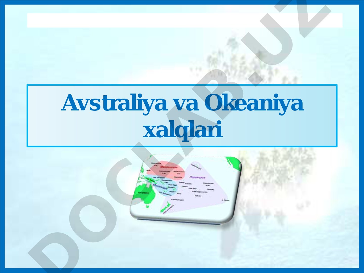 Avstraliya va Okeaniya xalqlari