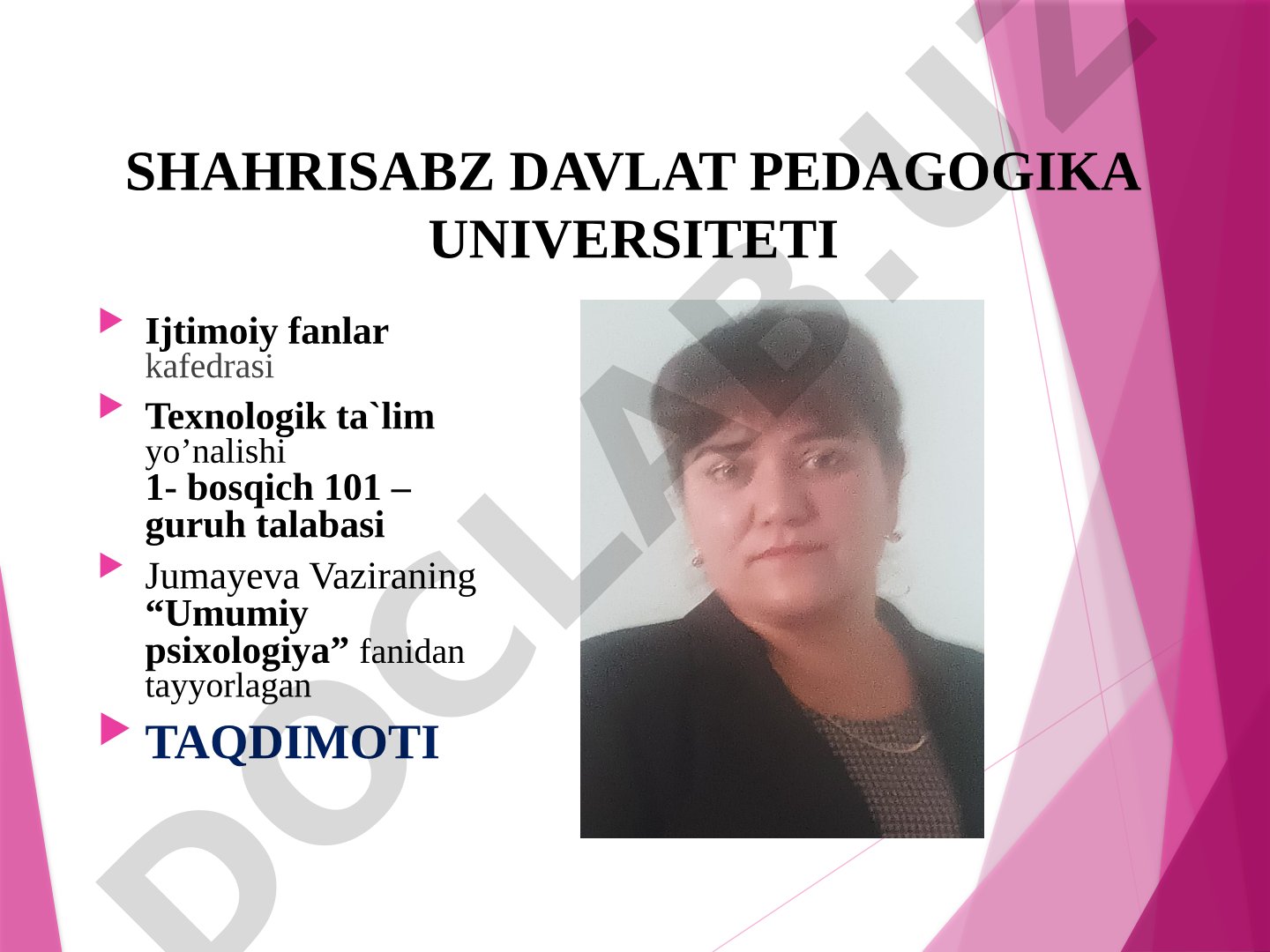 Diqqat haqida tushuncha va uning nerv – fiziologik asoslari