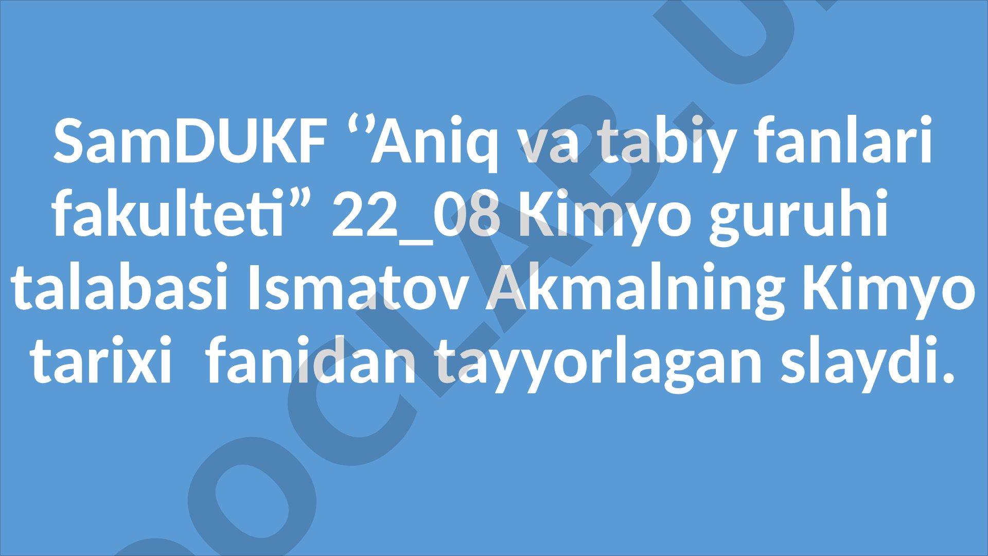 Flogiston nazariyasi. A.Lavvazening antiflogistik faoliyati