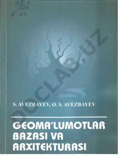 Fazoviy ma'lumotlar bazalarida ma'lumotlarni saqlash va boshqarish
