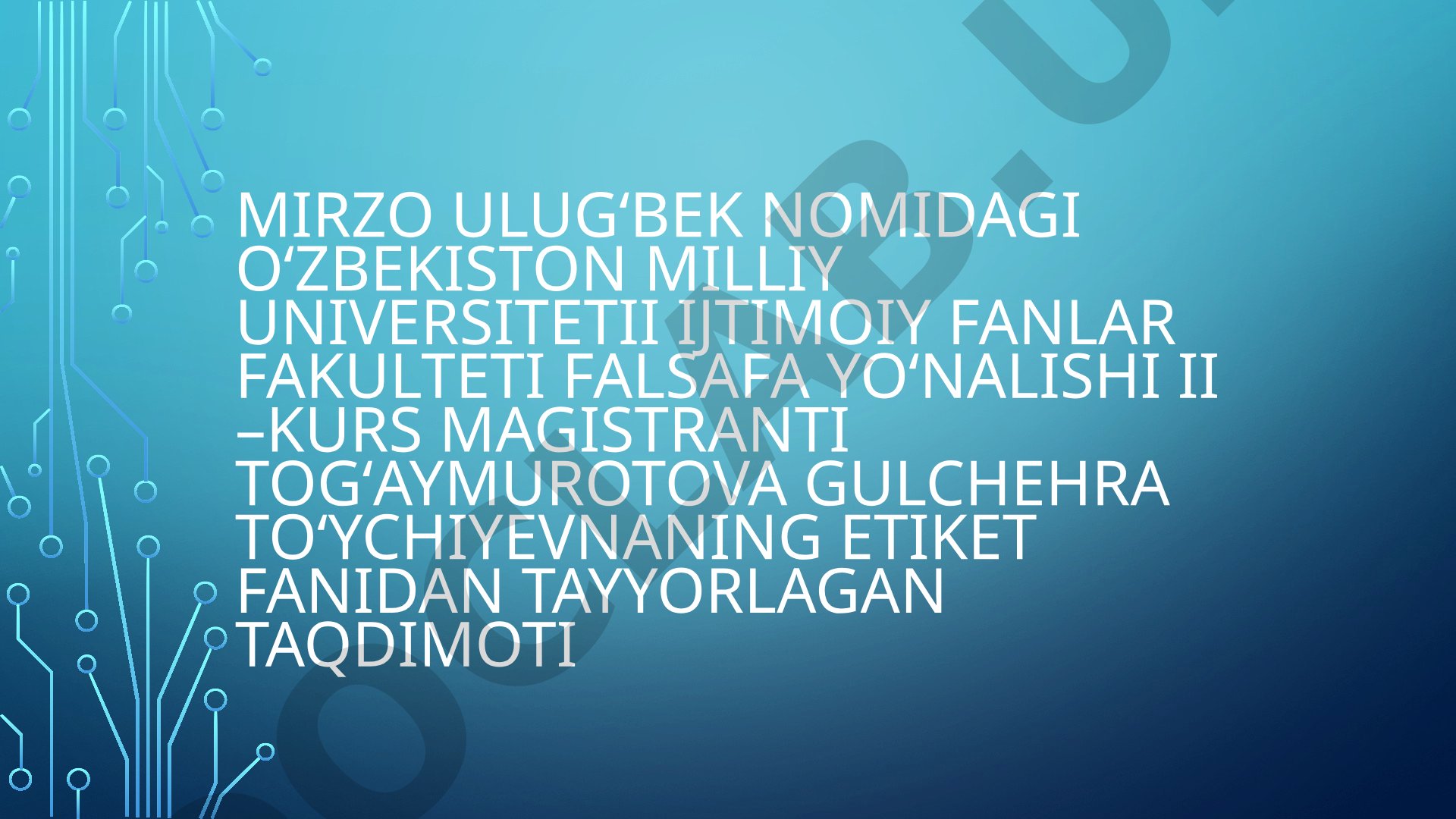 Pul muomalasi etiketi