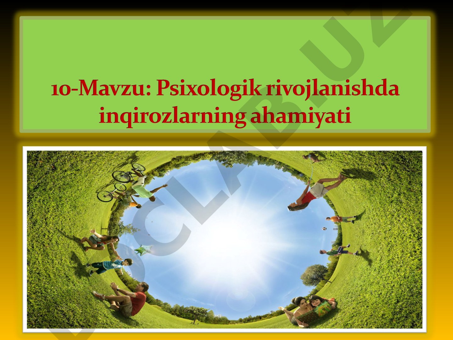Inqiroz tushunchasi va uning mohiyati