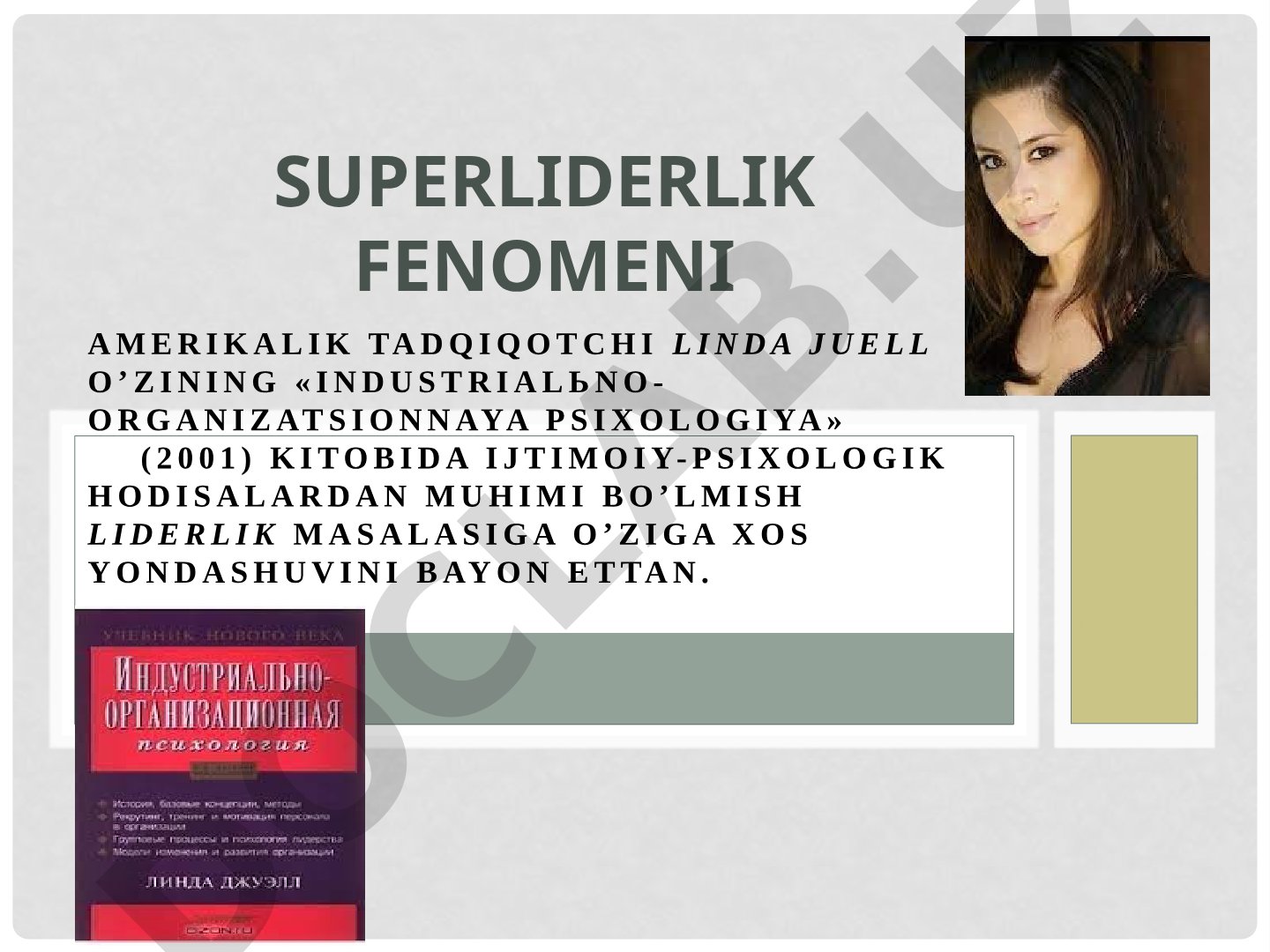 Superliderlik fenomeni: lider xodimlarni liderga aylantirishi haqida