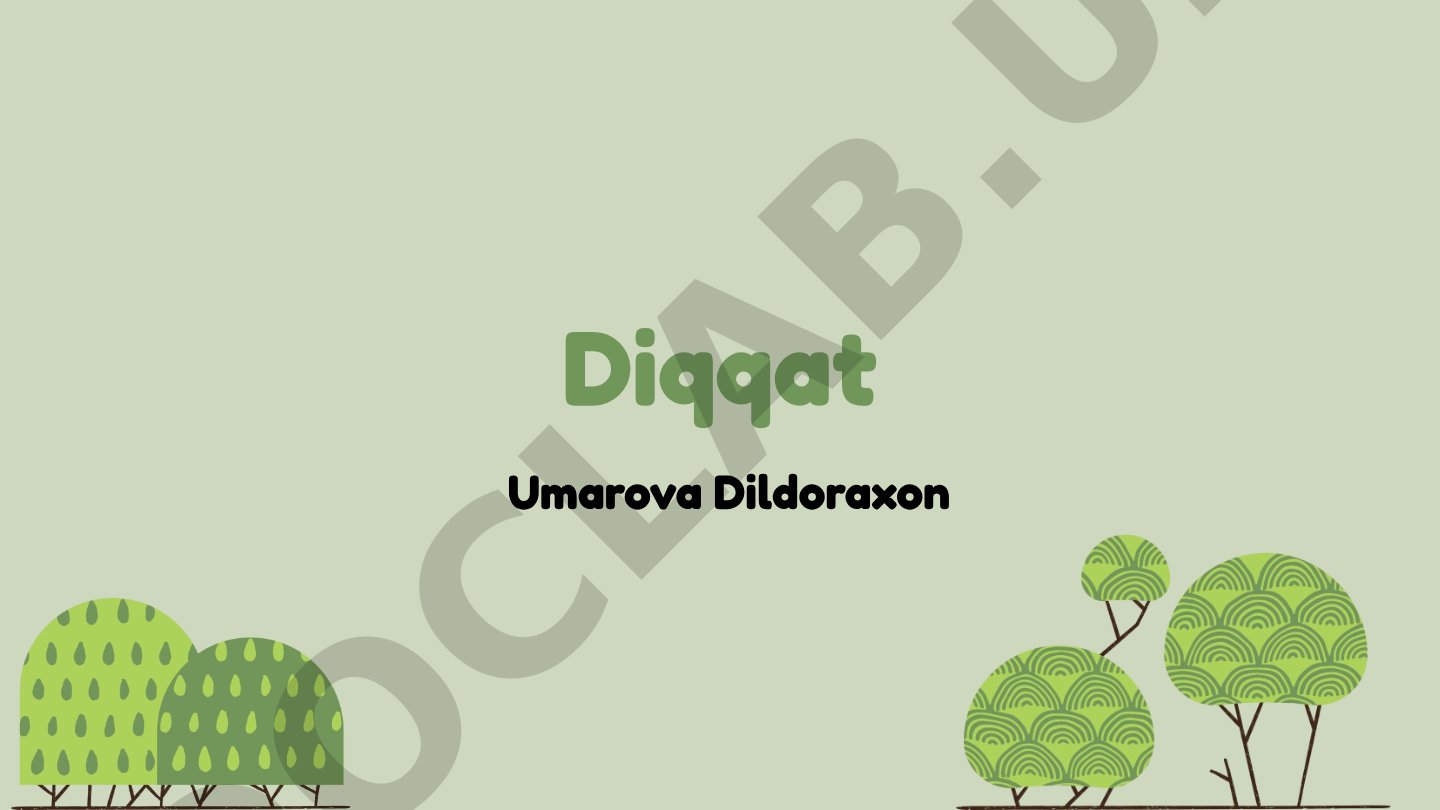 Diqqatning nazariy asoslari va rivojlantirish usullari