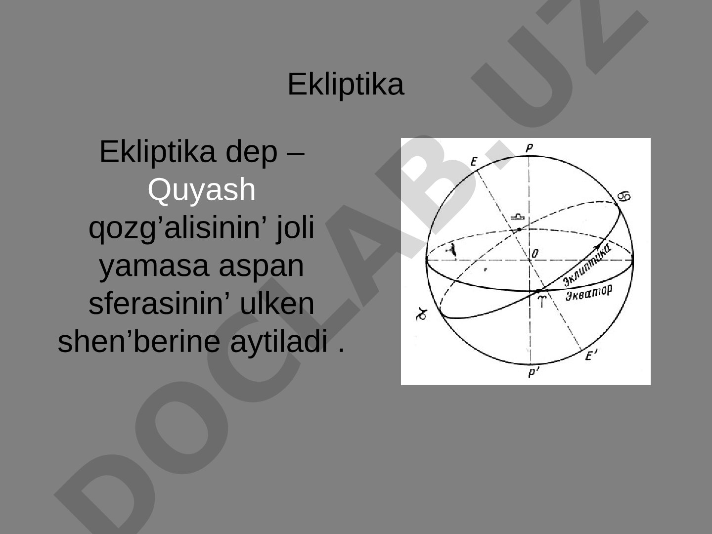 Ekliptika