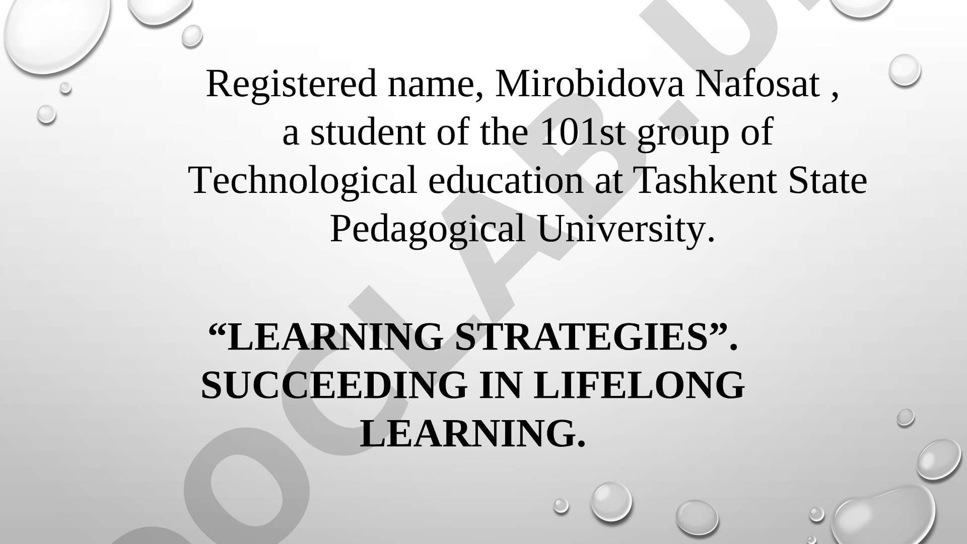 Learning Strategies for Lifelong Learning Success