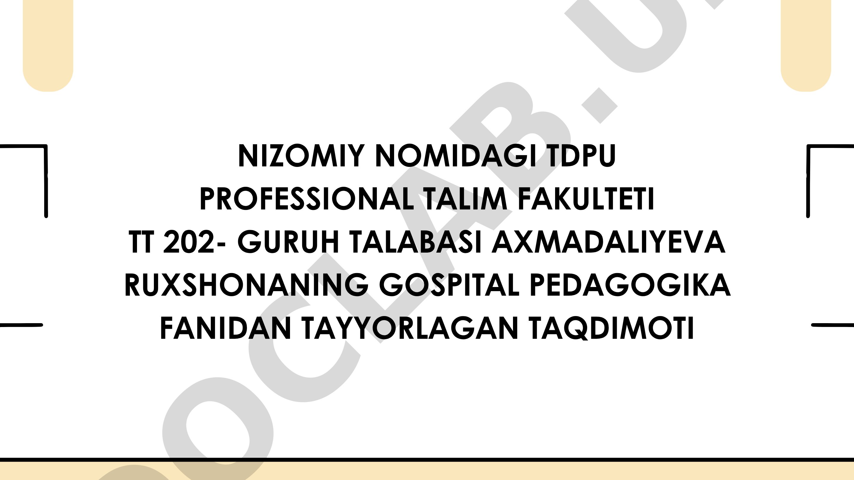 Saraton bilan og'rigan maktab o'quvchilari bilan mashg'ulotlar o'tkazish tamoyillari