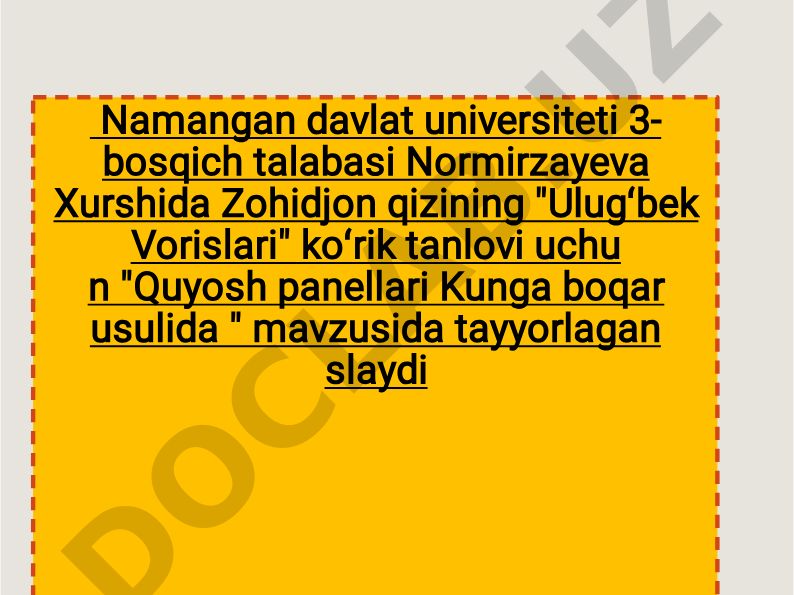 Quyosh panellari Kunga boqar usulida