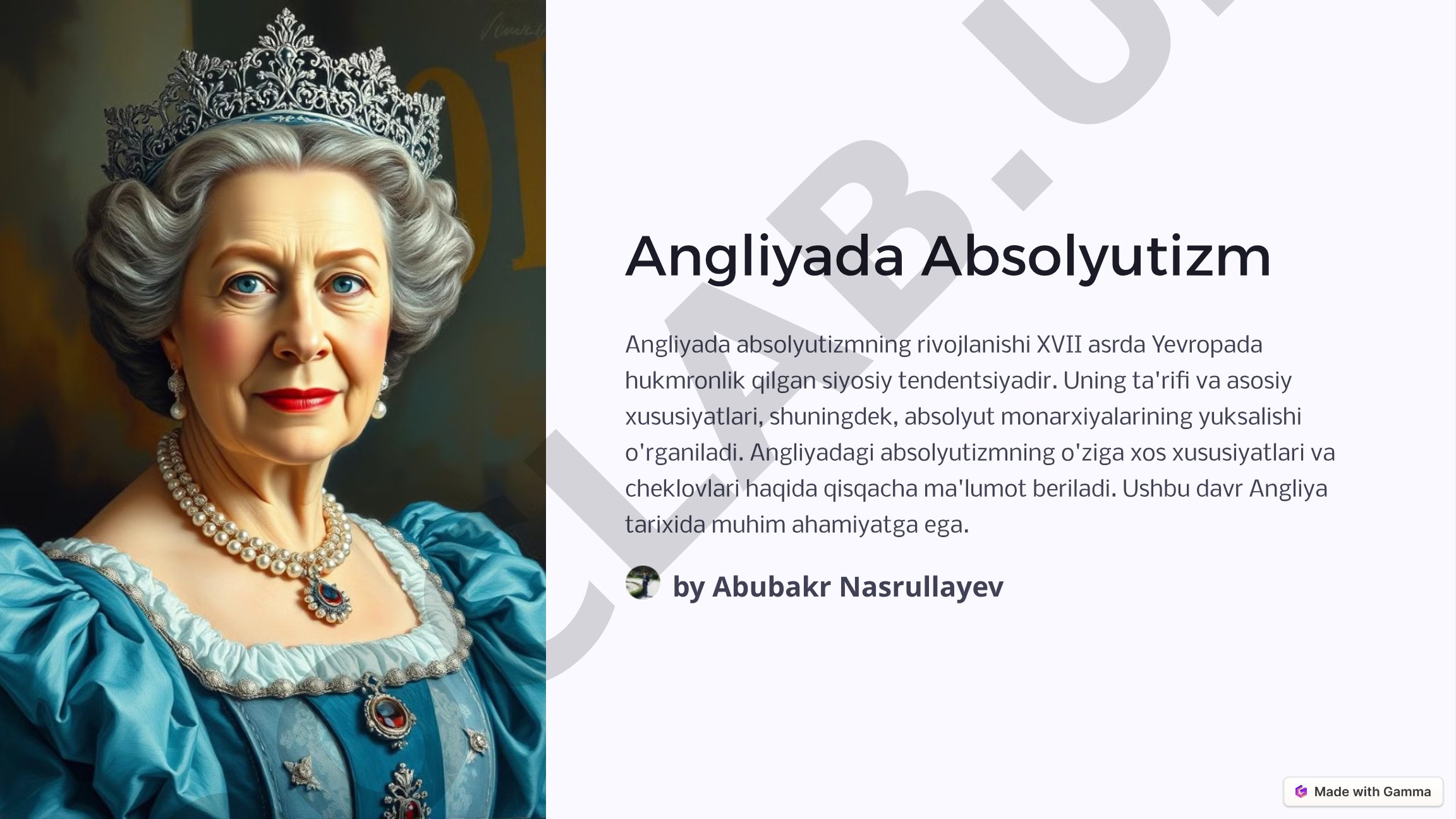 Angliyada Absolyutizm