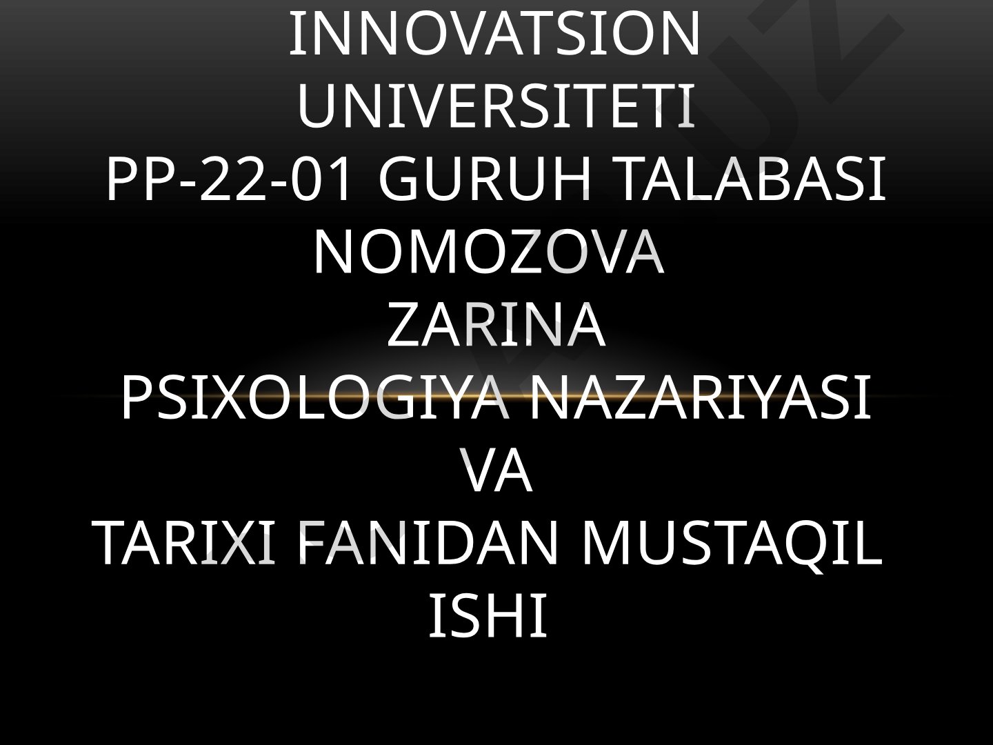 O'rta asrlarda psixologiyaning umumiy tavsifi