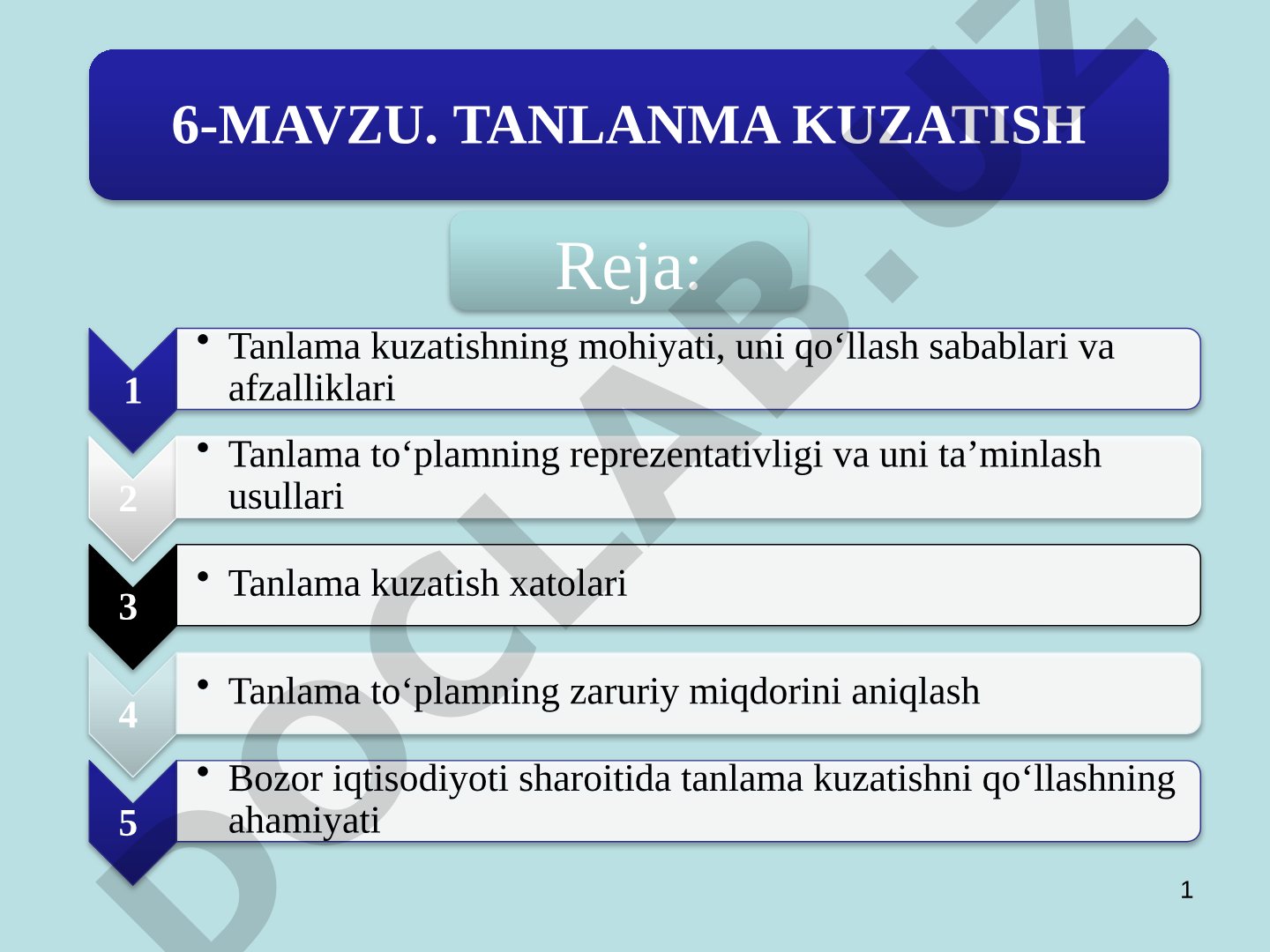 Tanlama kuzatishning mohiyati, afzalliklari, xatolari va tanlama to‘plam miqdorini