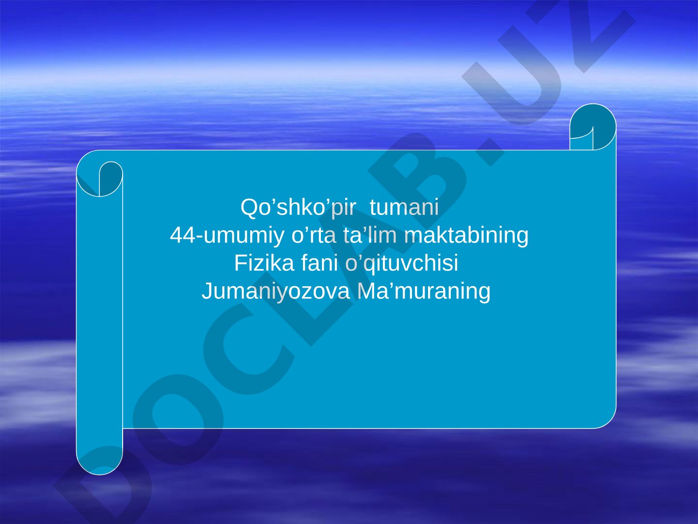 Izojarayonlar