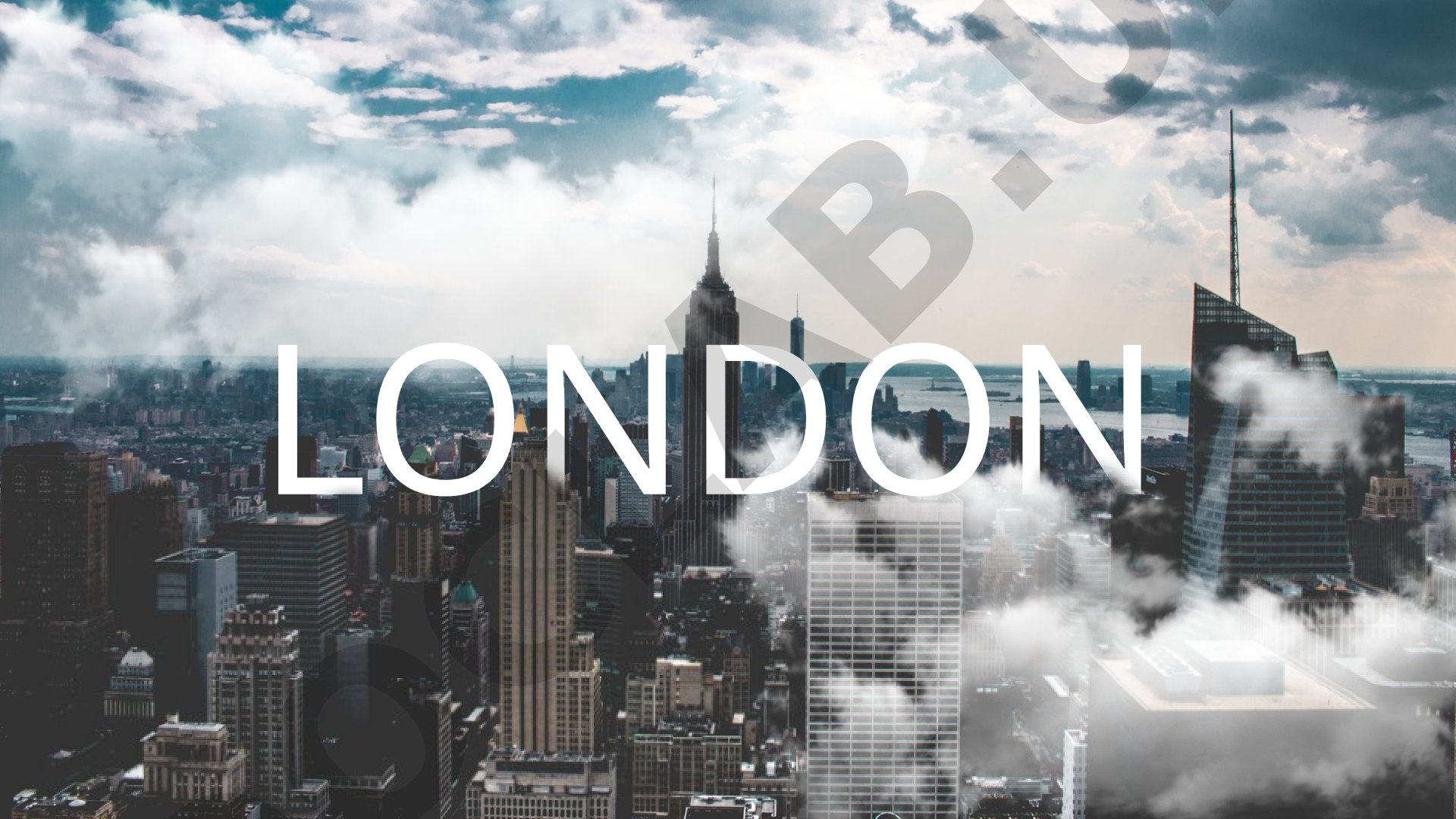 Presentation about London, its landmarks and culture