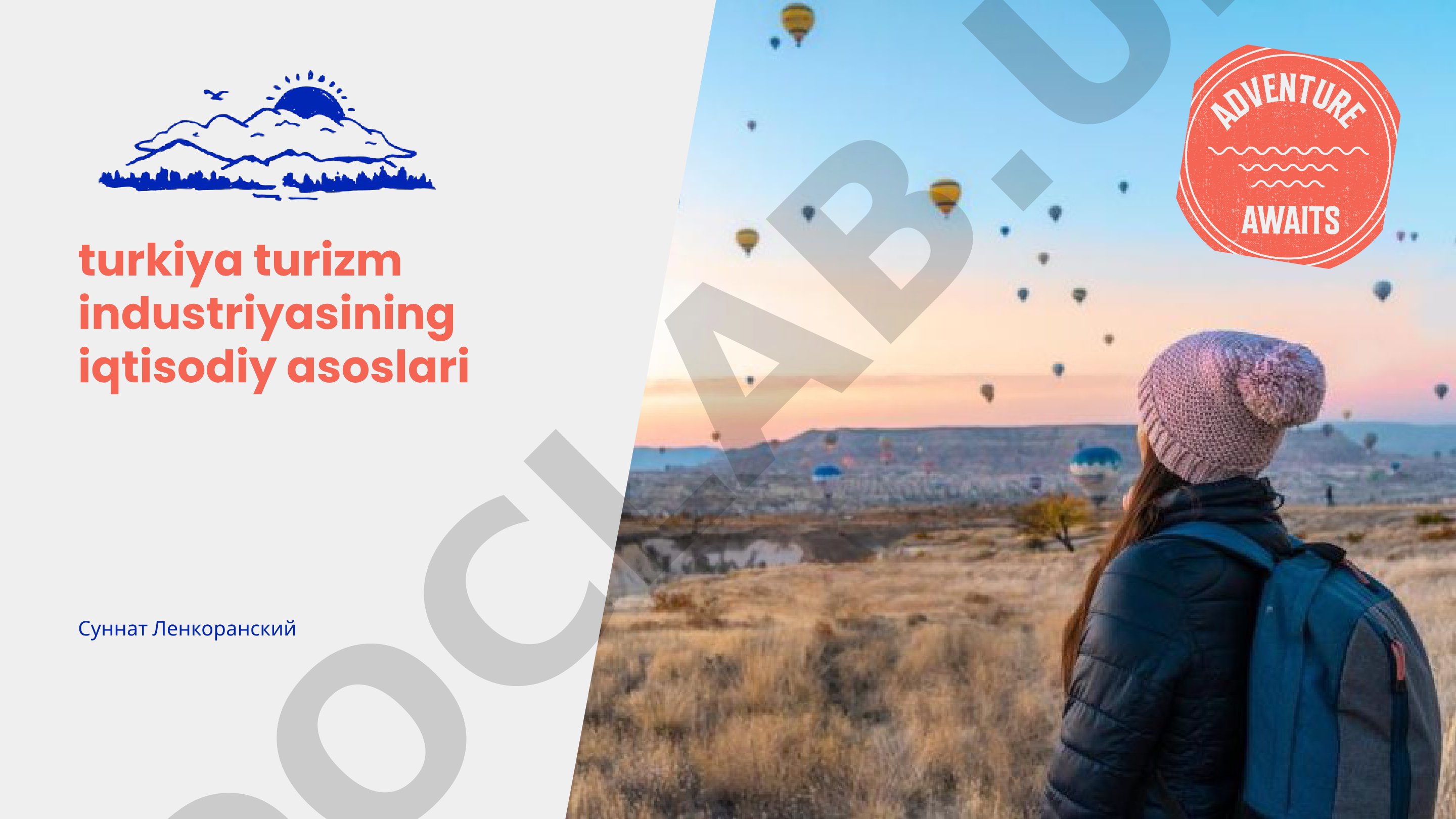 turkiya turizm industriyasining iqtisodiy asoslari