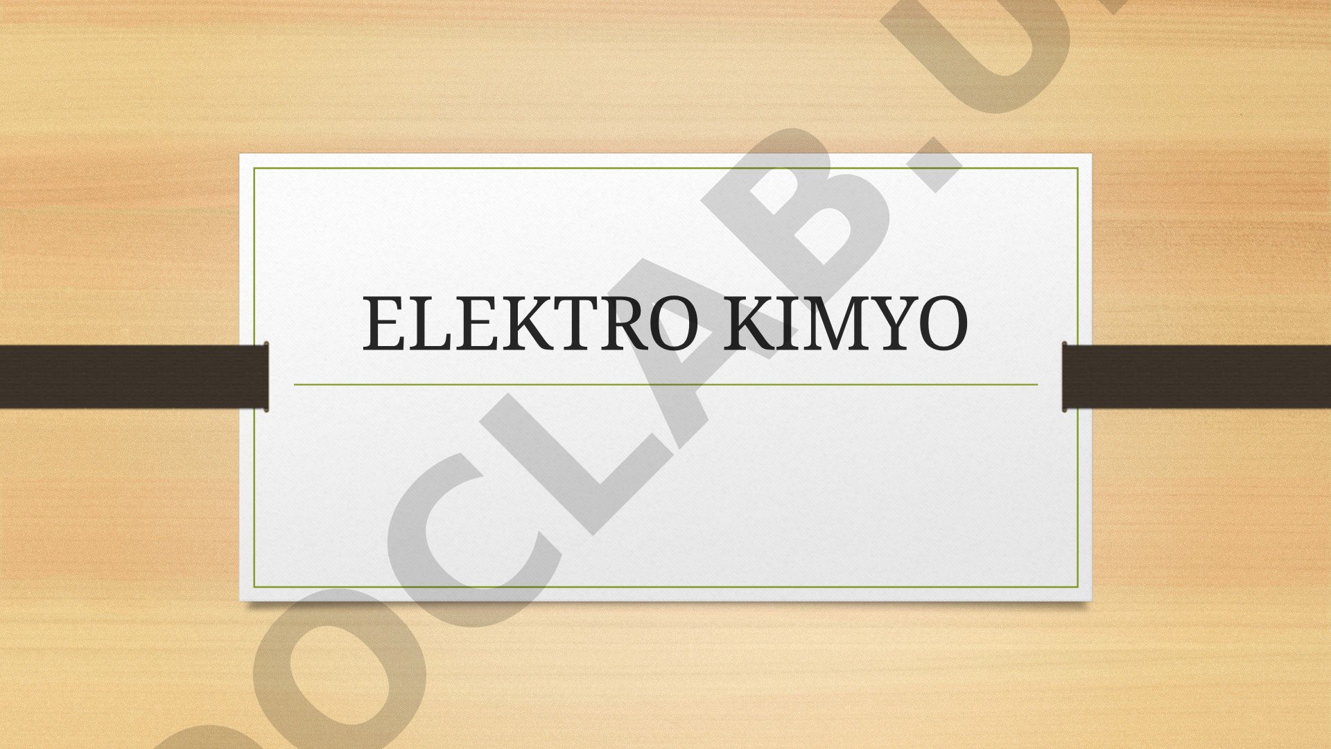 Elektrokimyoviy jarayonlar va ularning fizik-kimyoviy asoslari
