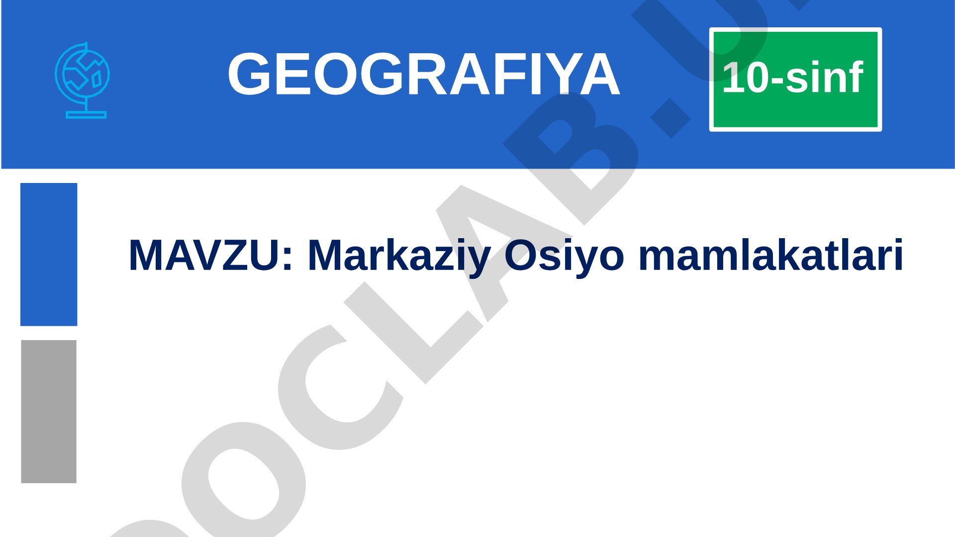 Markaziy Osiyo mamlakatlari